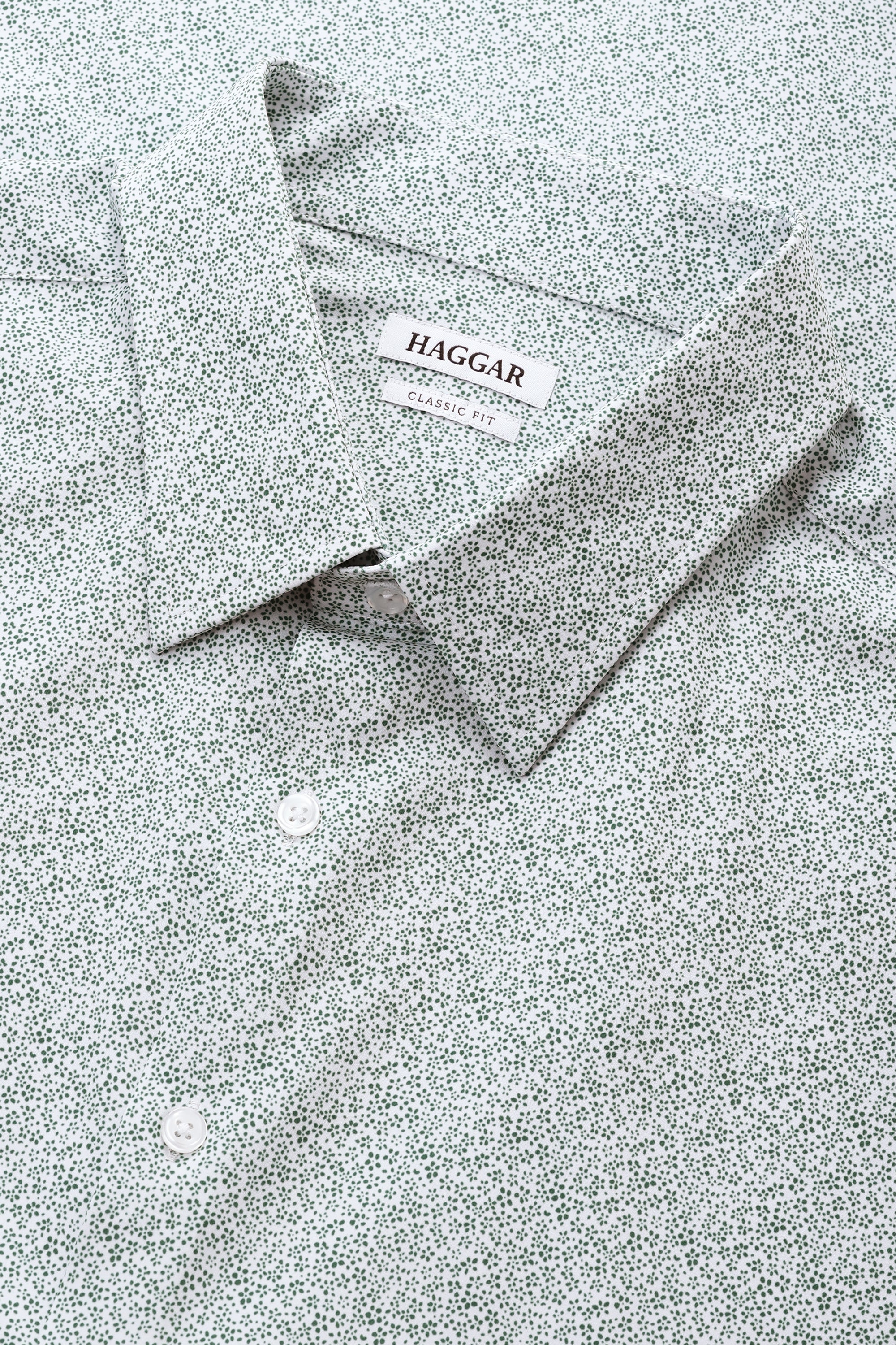 Big Smart Wash® Dress Shirt - Forest Floral Print - Image 4