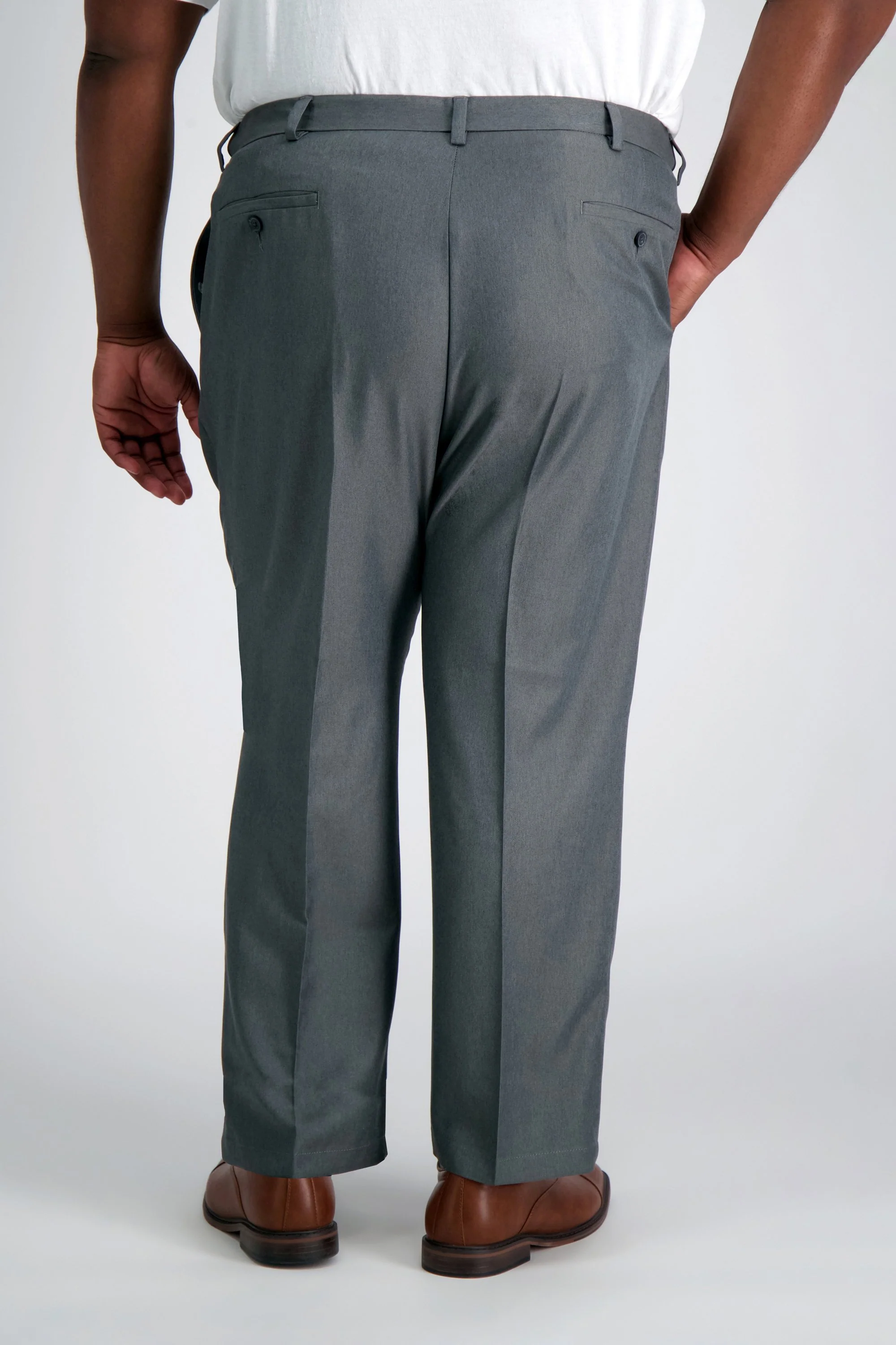 Big & Tall Cool 18® Heather Solid Pant - Image 4