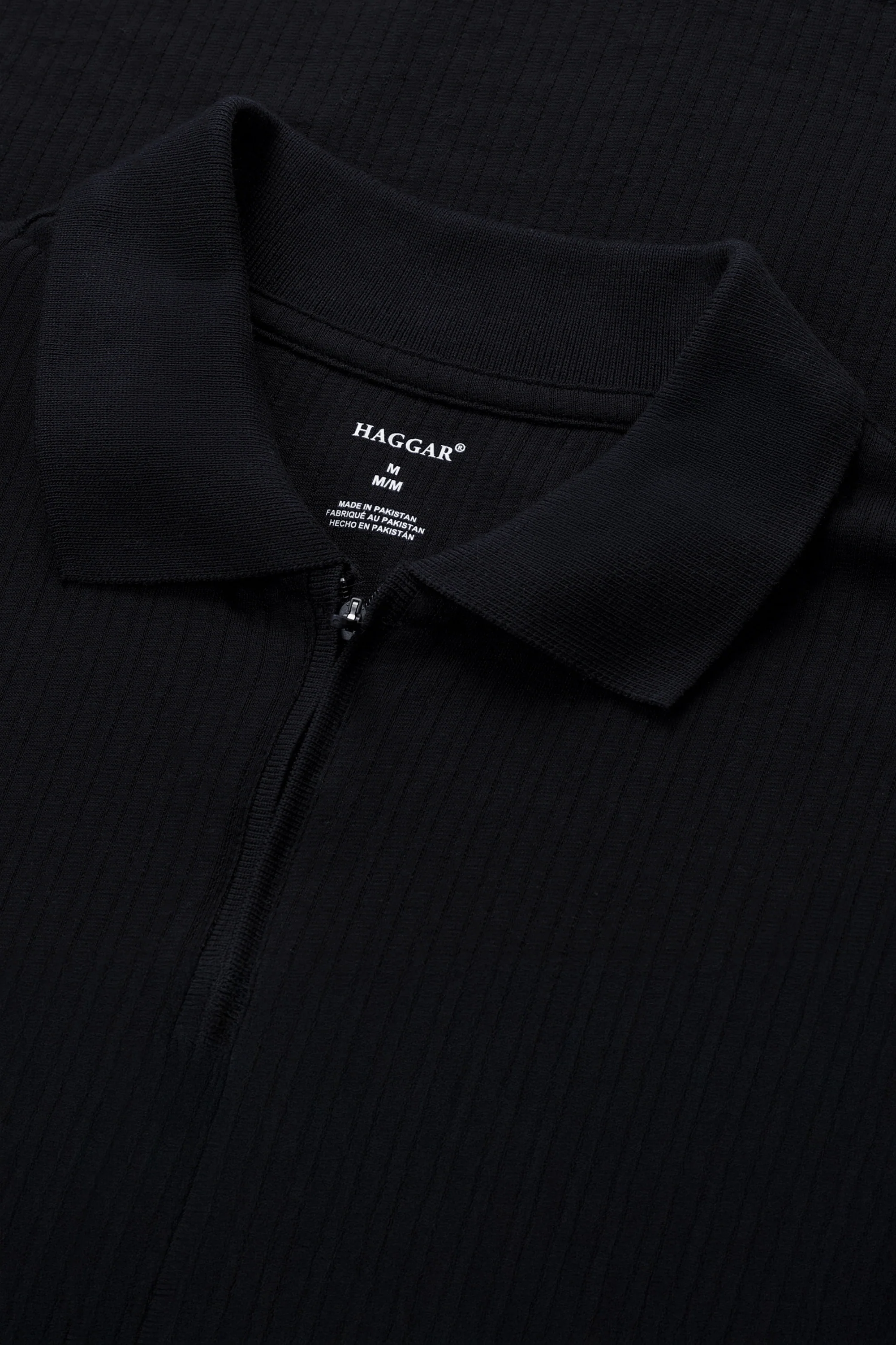Big & Tall Premium Comfort Quarter Zip Jacquard Polo - Image 4