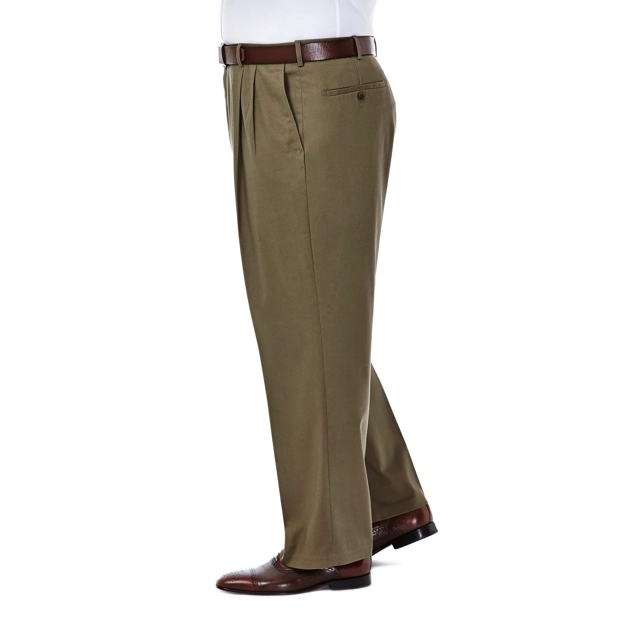 Big & Tall Premium No Iron Khaki - Image 14