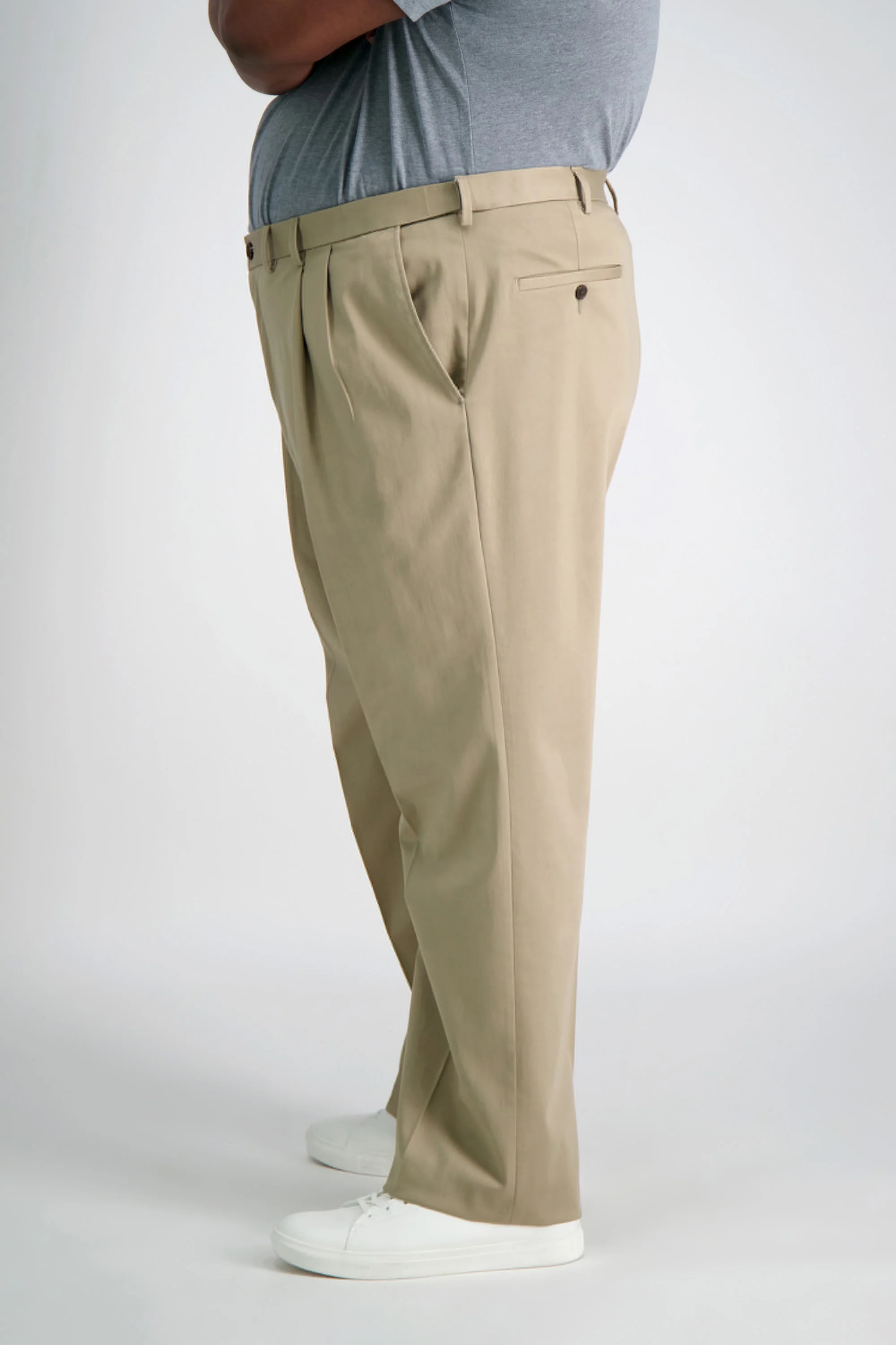 Big & Tall Premium No Iron Khaki - Image 23