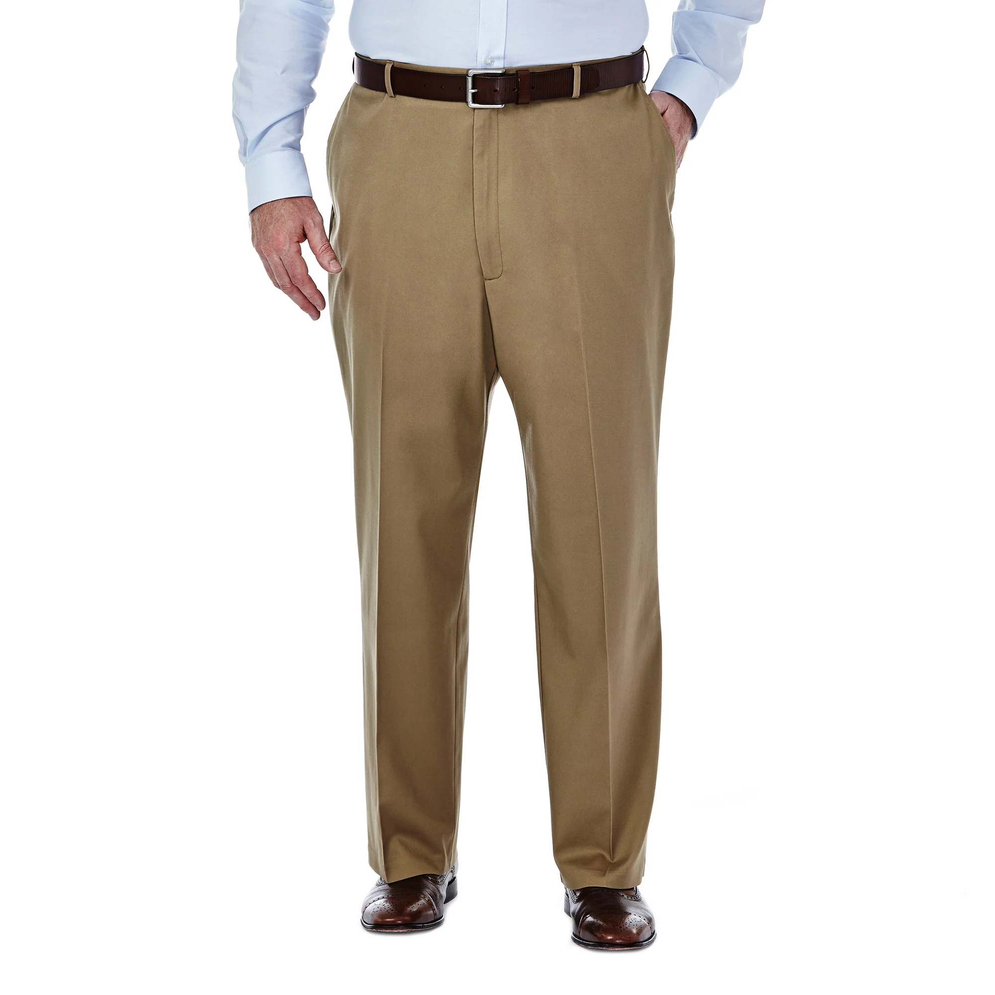 Big & Tall Premium No Iron Khaki - Image 18