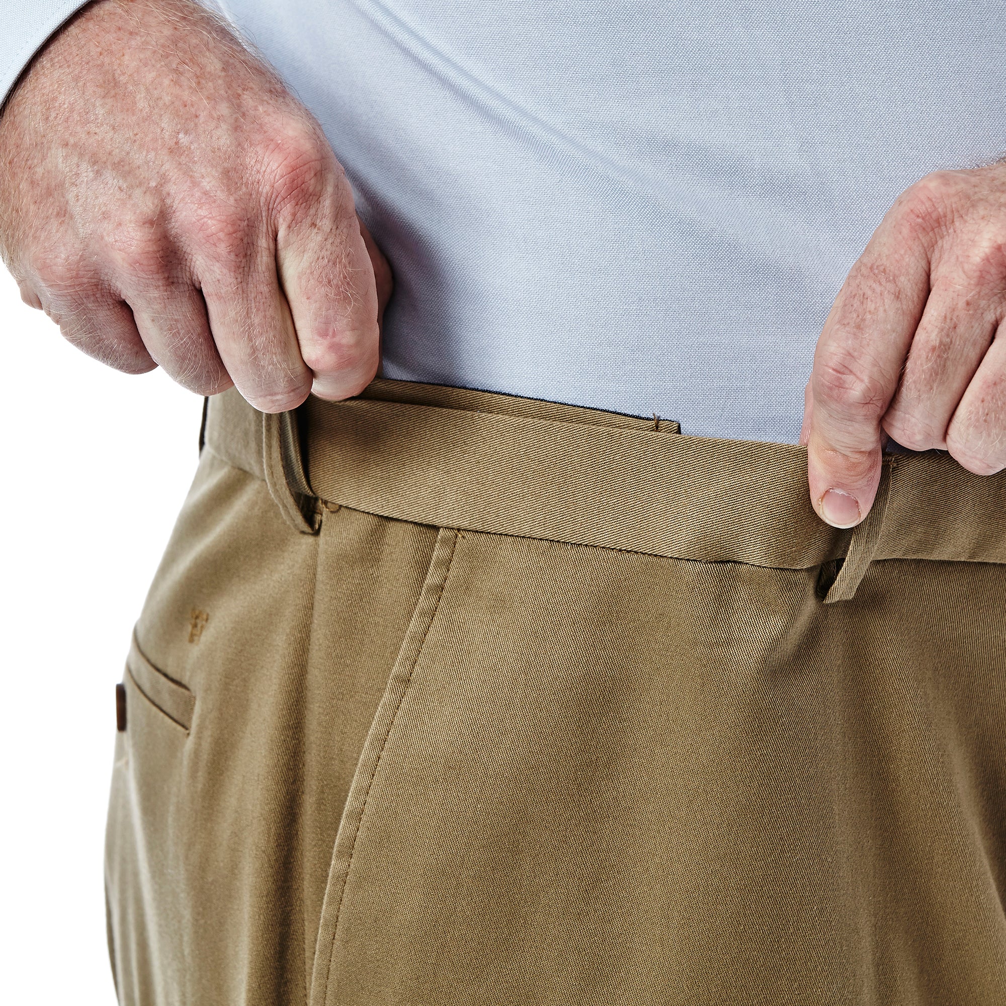 Big & Tall Premium No Iron Khaki - Image 21