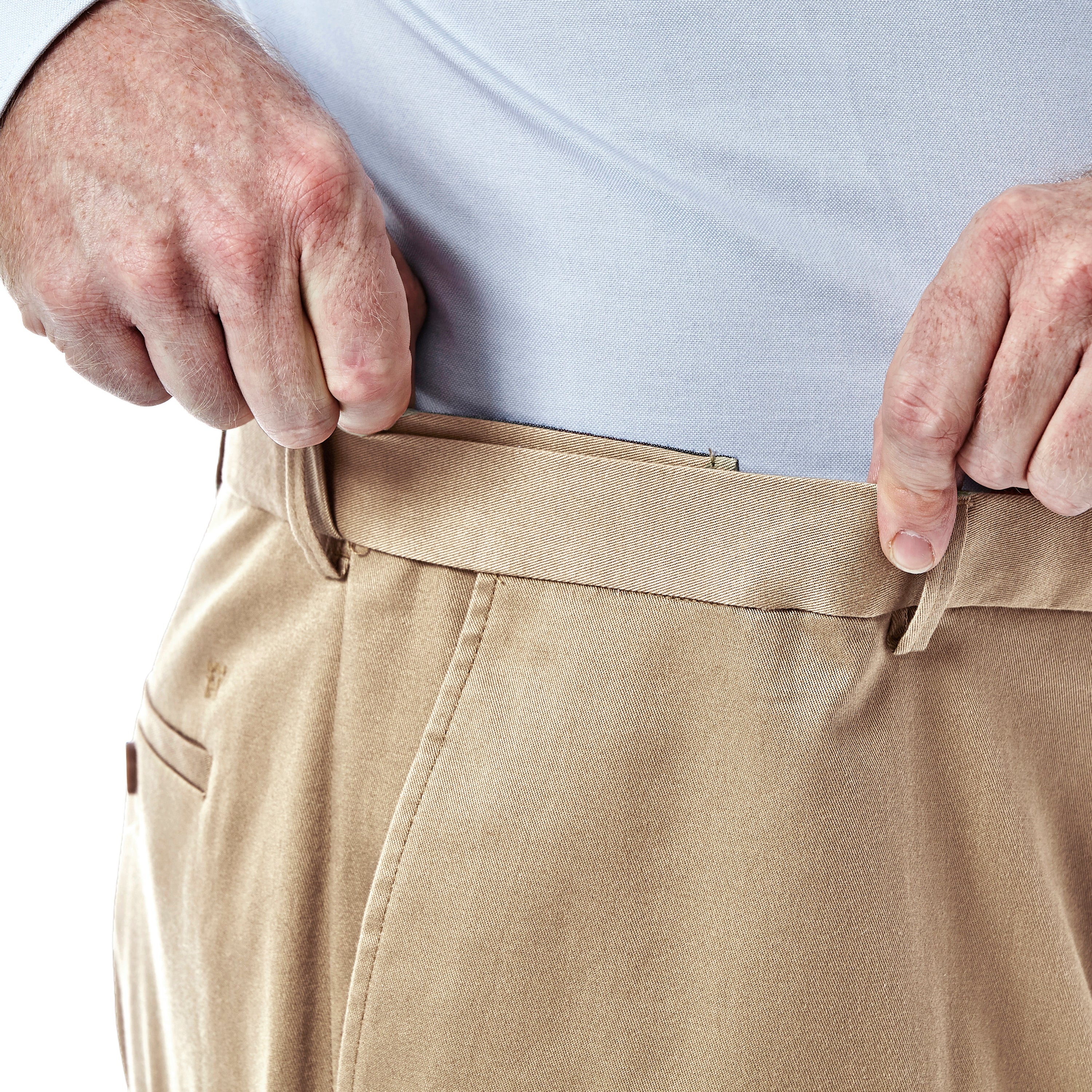 Big & Tall Premium No Iron Khaki - Image 30