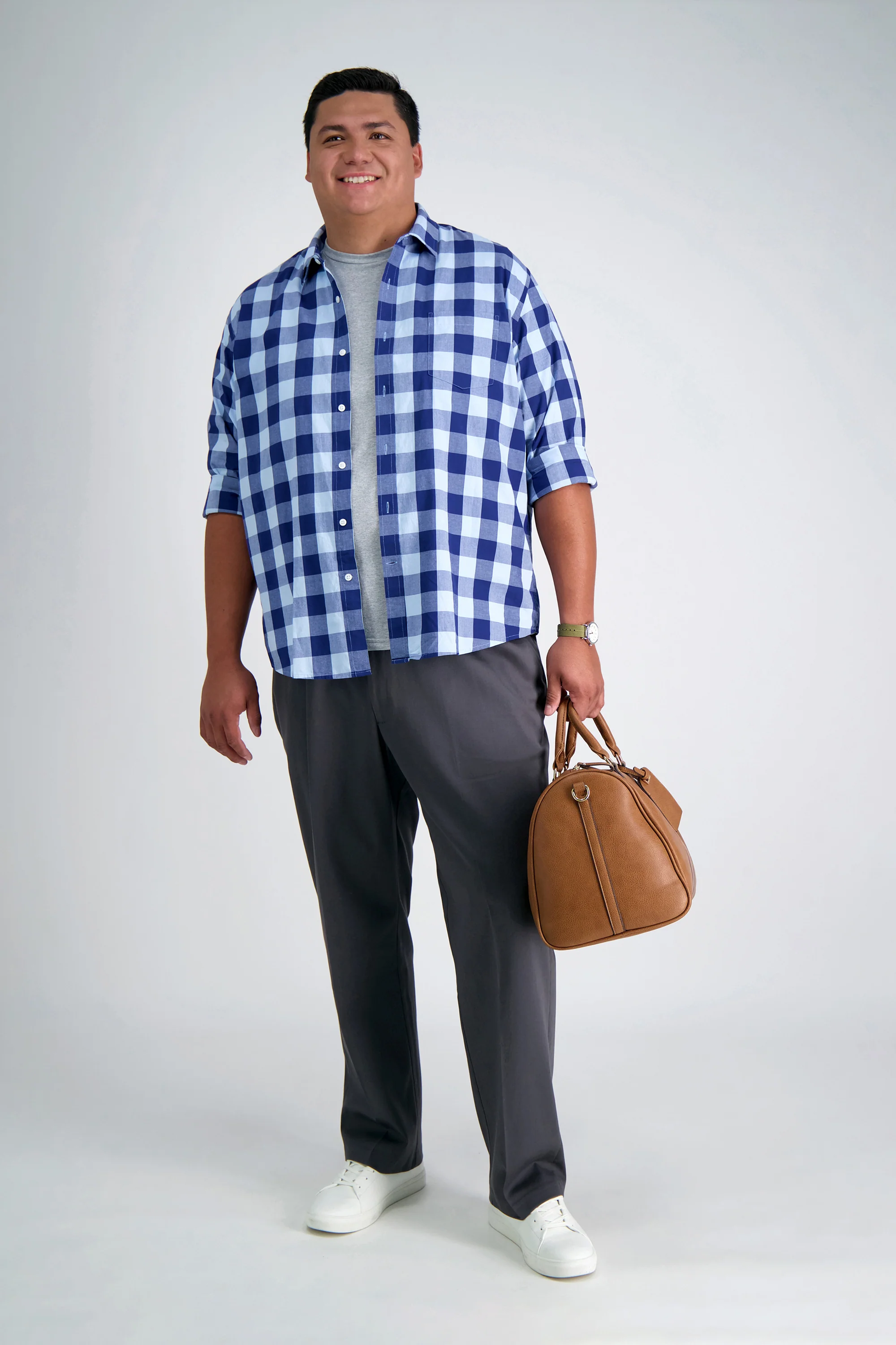 Big & Tall Premium No Iron Khaki - Image 5