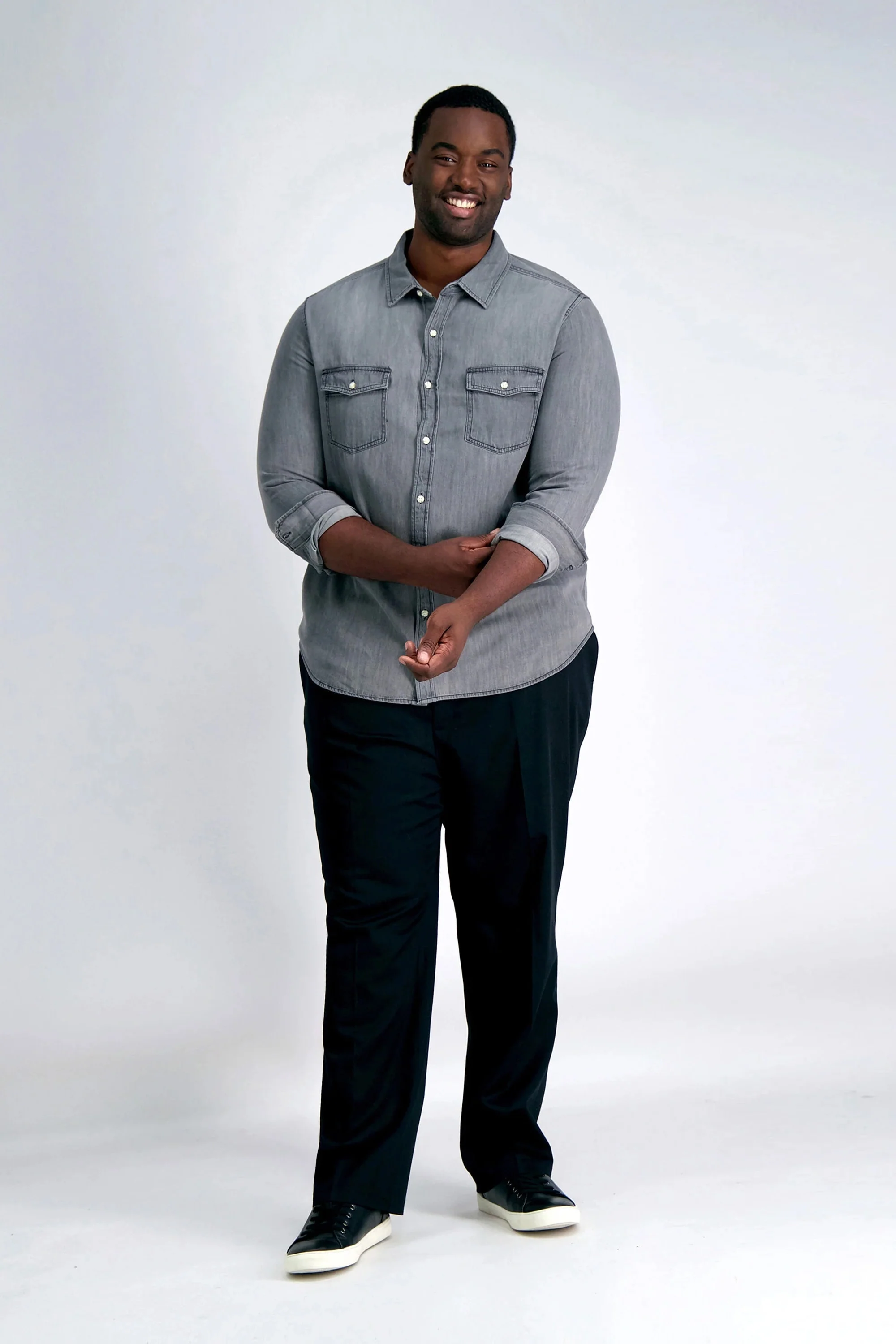 Big & Tall Premium No Iron Khaki - Image 7