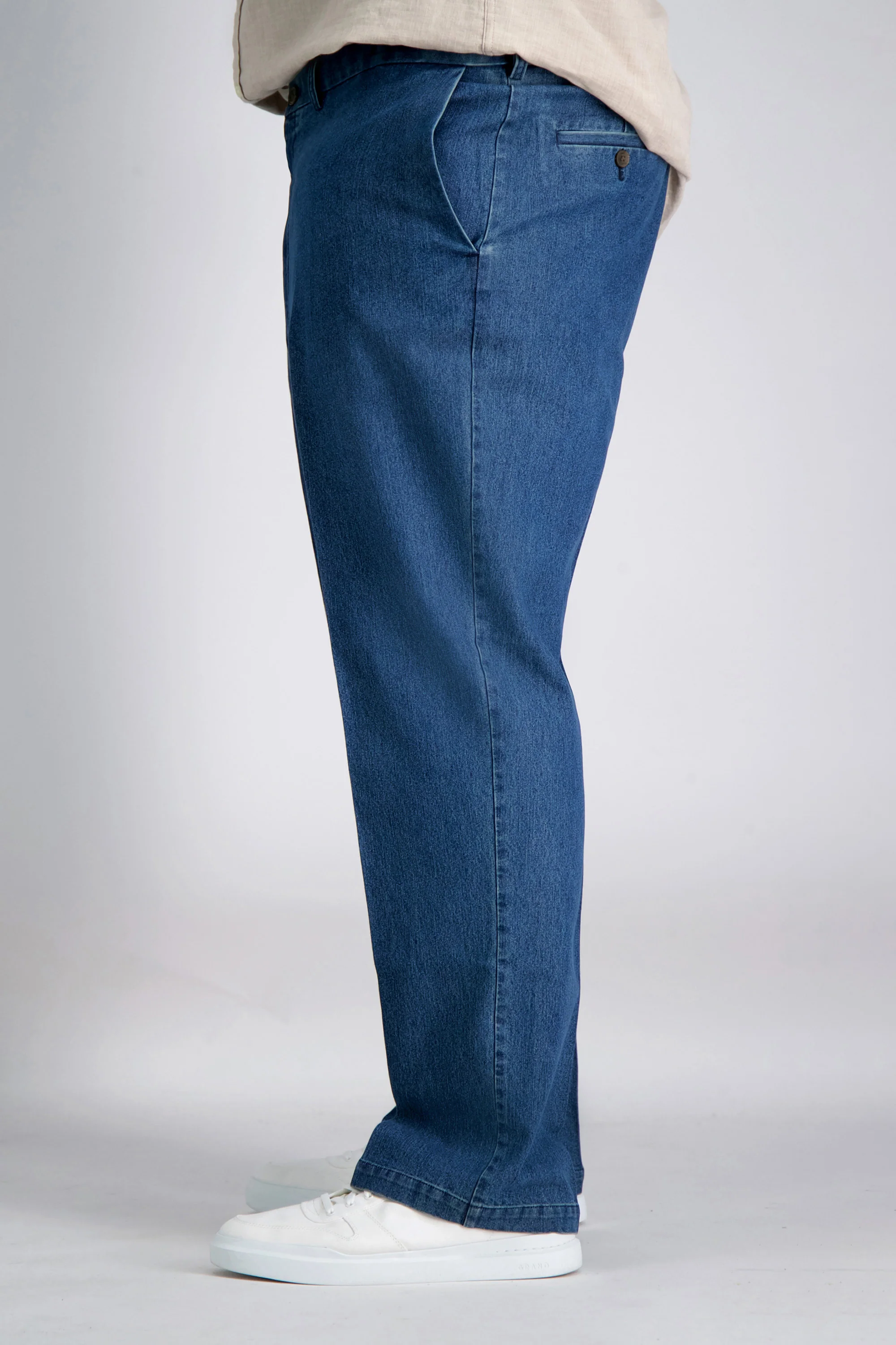 Big & Tall Stretch Denim Trouser - Image 5