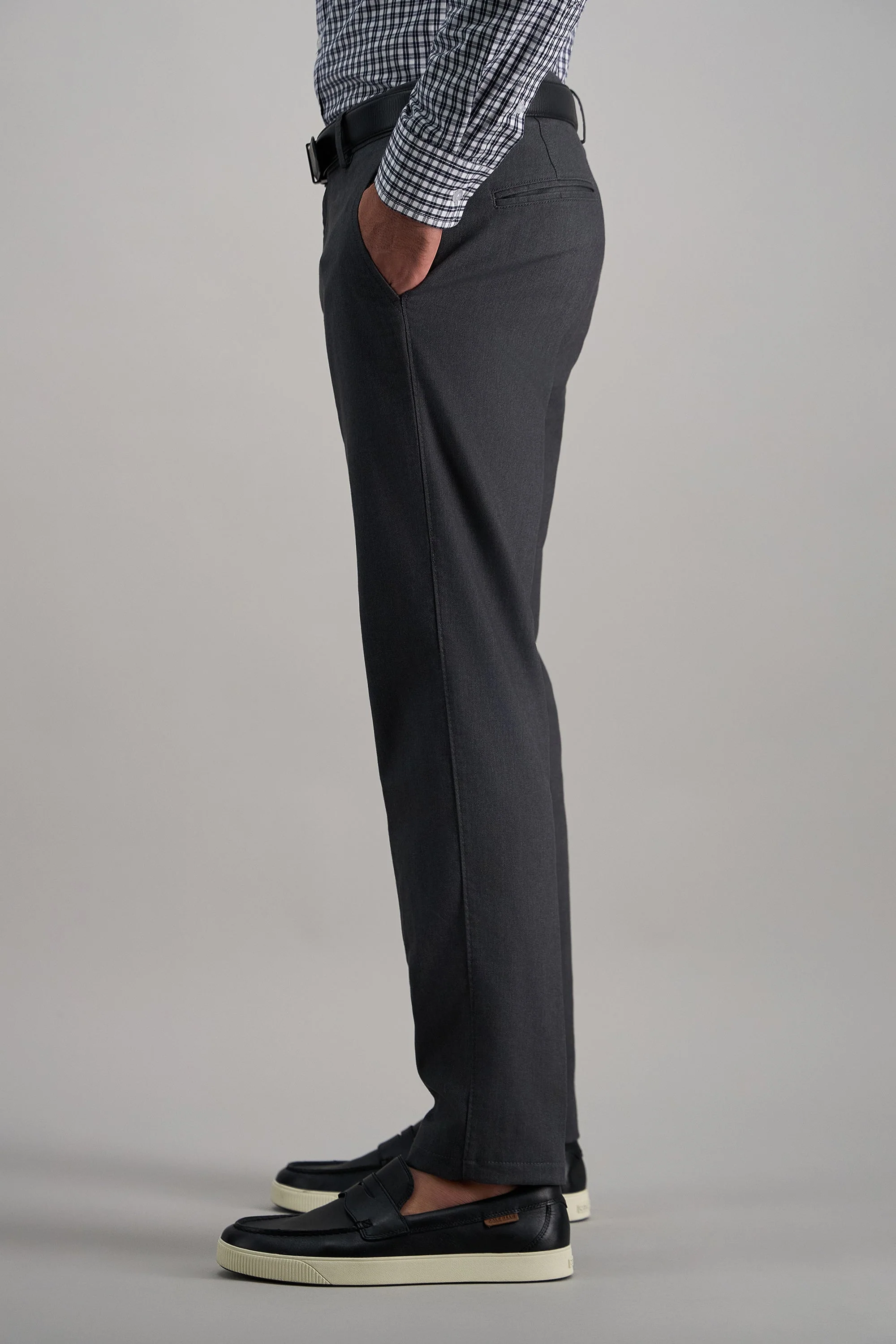 Haggar® Modern Stretch Herringbone Pant - Image 10