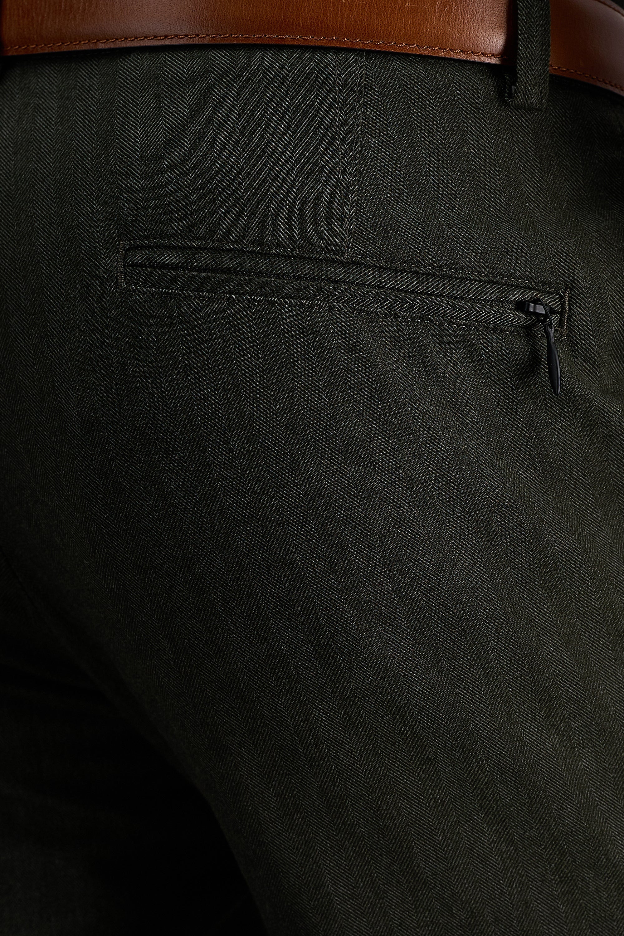 Haggar® Modern Stretch Herringbone Pant - Image 12