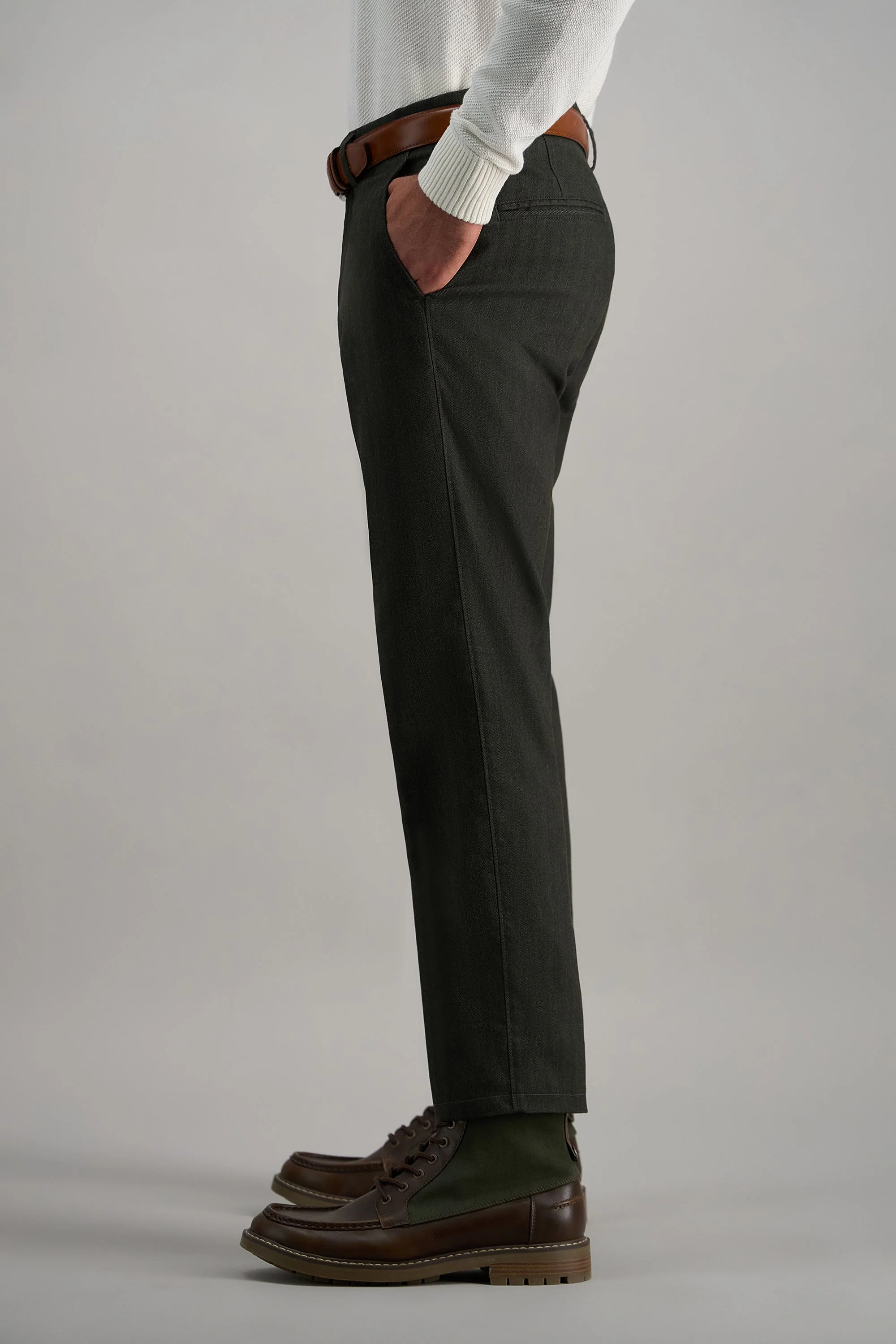 Haggar® Modern Stretch Herringbone Pant - Image 15