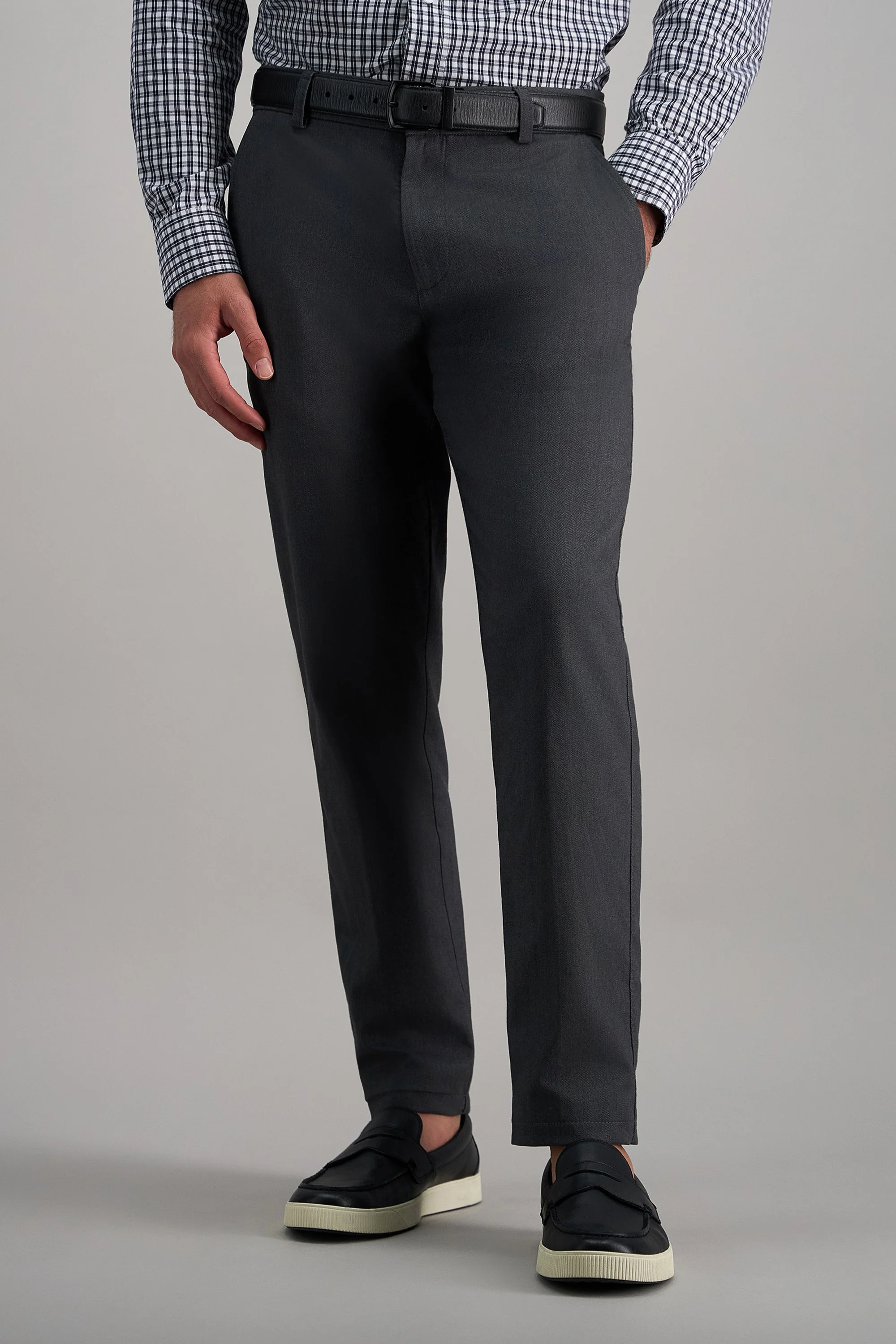 Haggar® Modern Stretch Herringbone Pant - Image 6