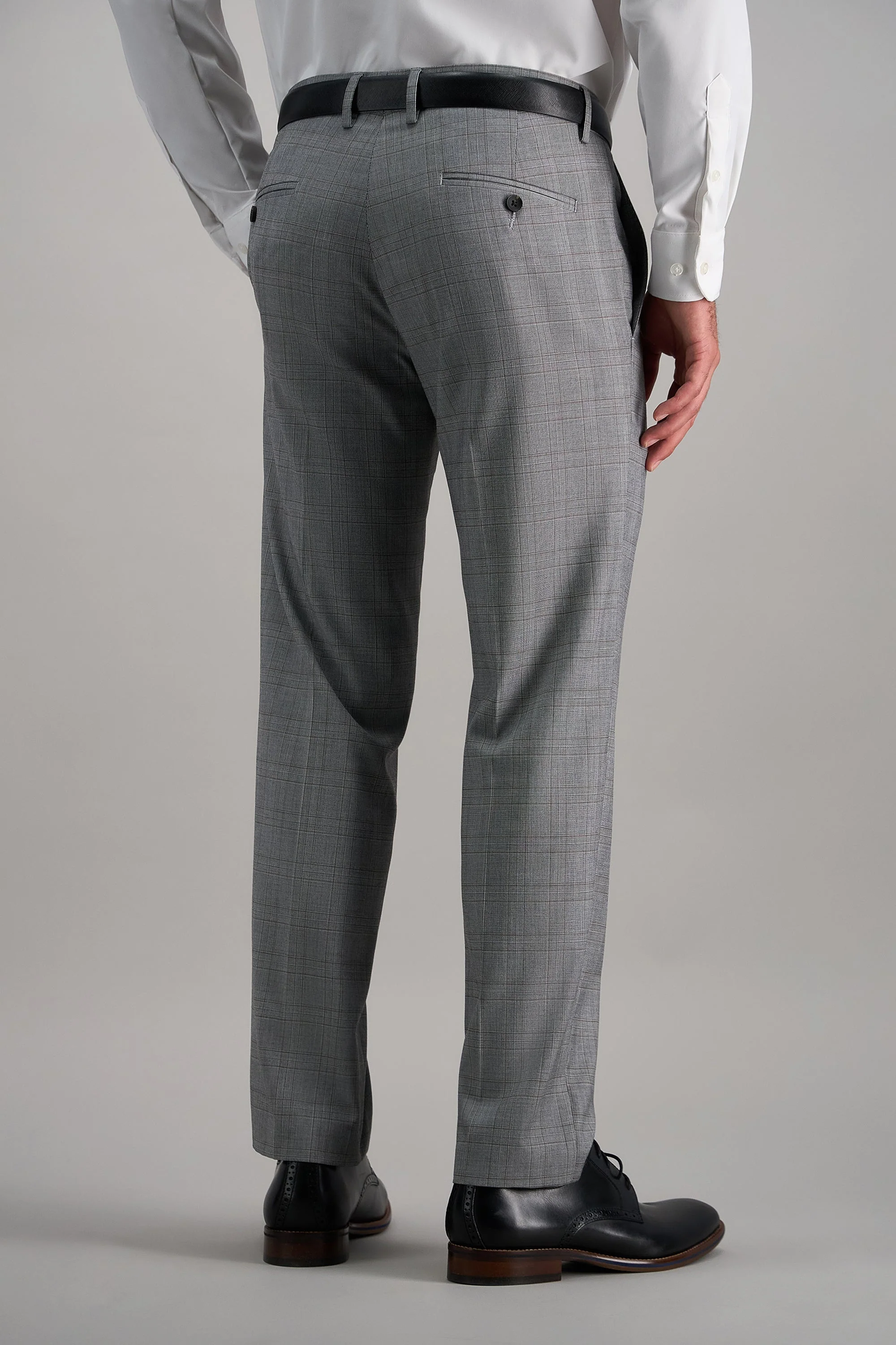 J.M. Haggar Glen Plaid Sharkskin Suit Pant - Image 3