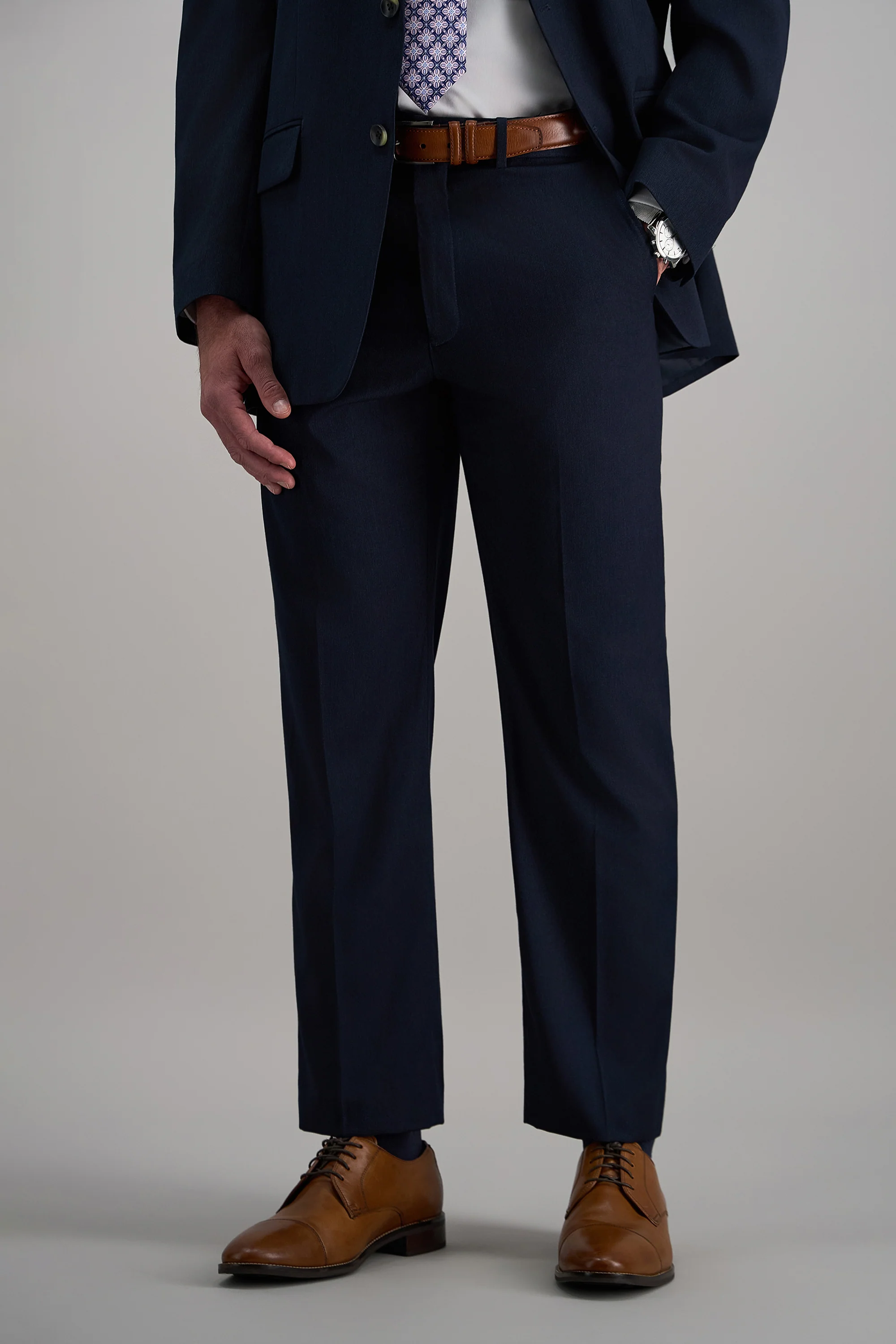 J.M. Haggar Herringbone Windowpane Suit Separates - Image 9
