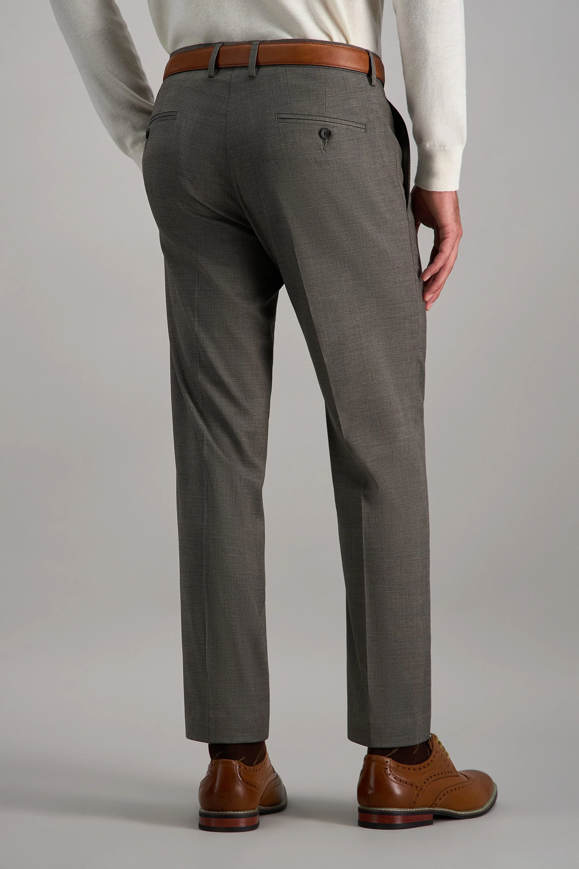 J.M. Haggar Medium Glen Plaid Suit Pant - Image 3