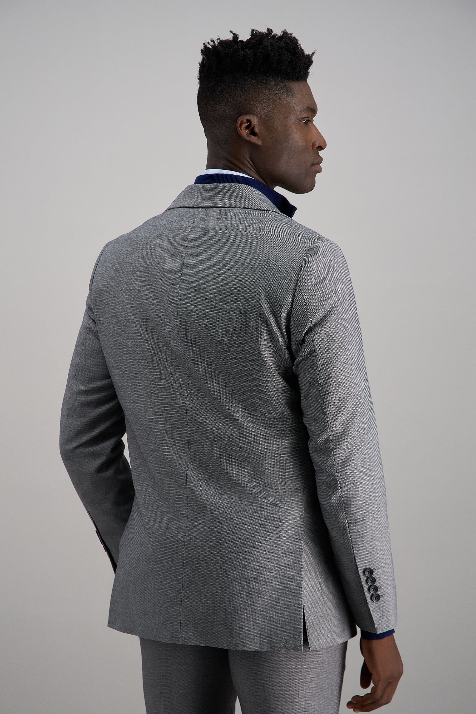 J.M. Haggar Micro Dobby Suit Jacket - Image 4