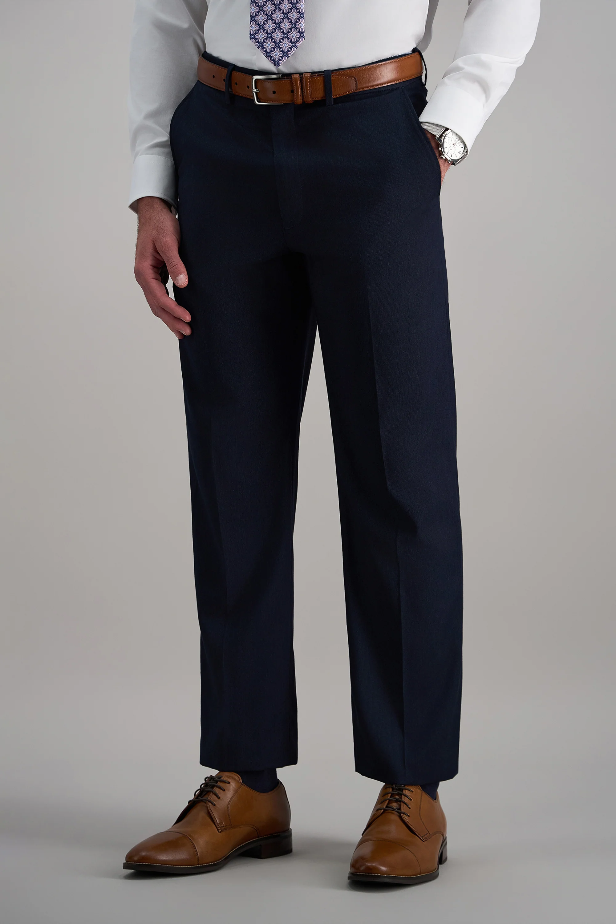 J.M. Haggar Herringbone Windowpane Suit Separates - Image 5