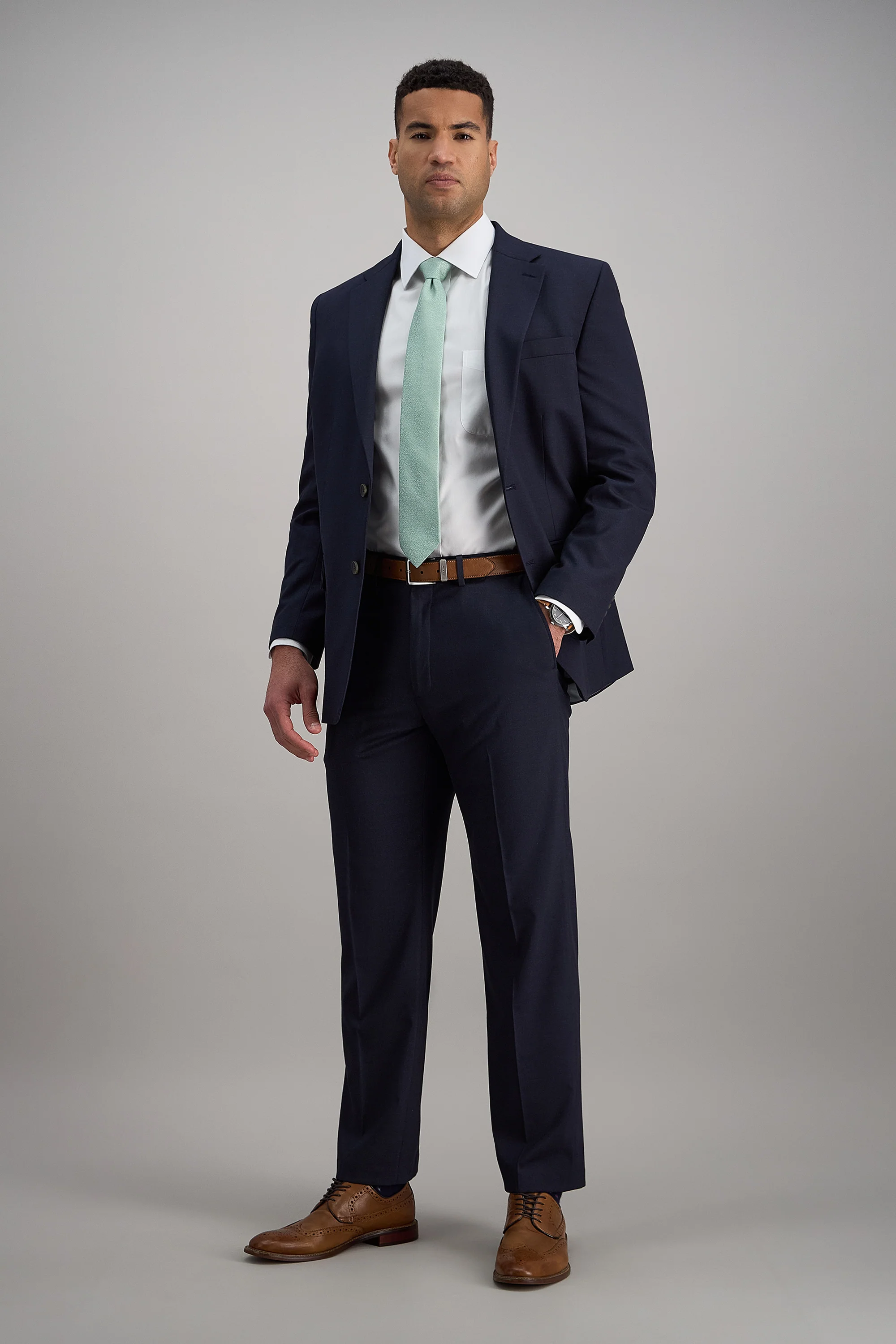 J.M. Haggar Premium Stretch Suit Pant - Flat Frontㅤ - Image 12