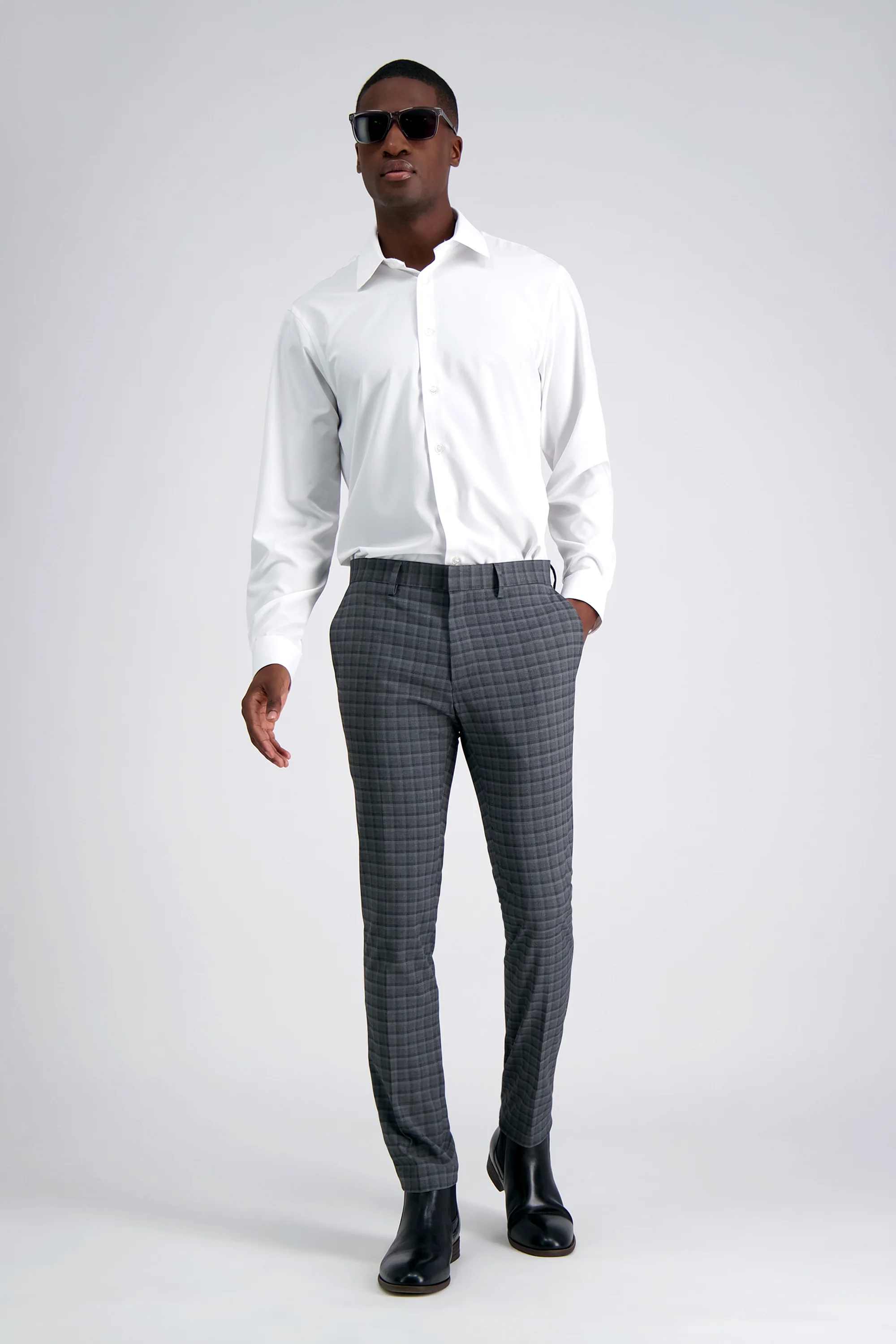 Performance Stretch Dress Shirt - White - Image 3