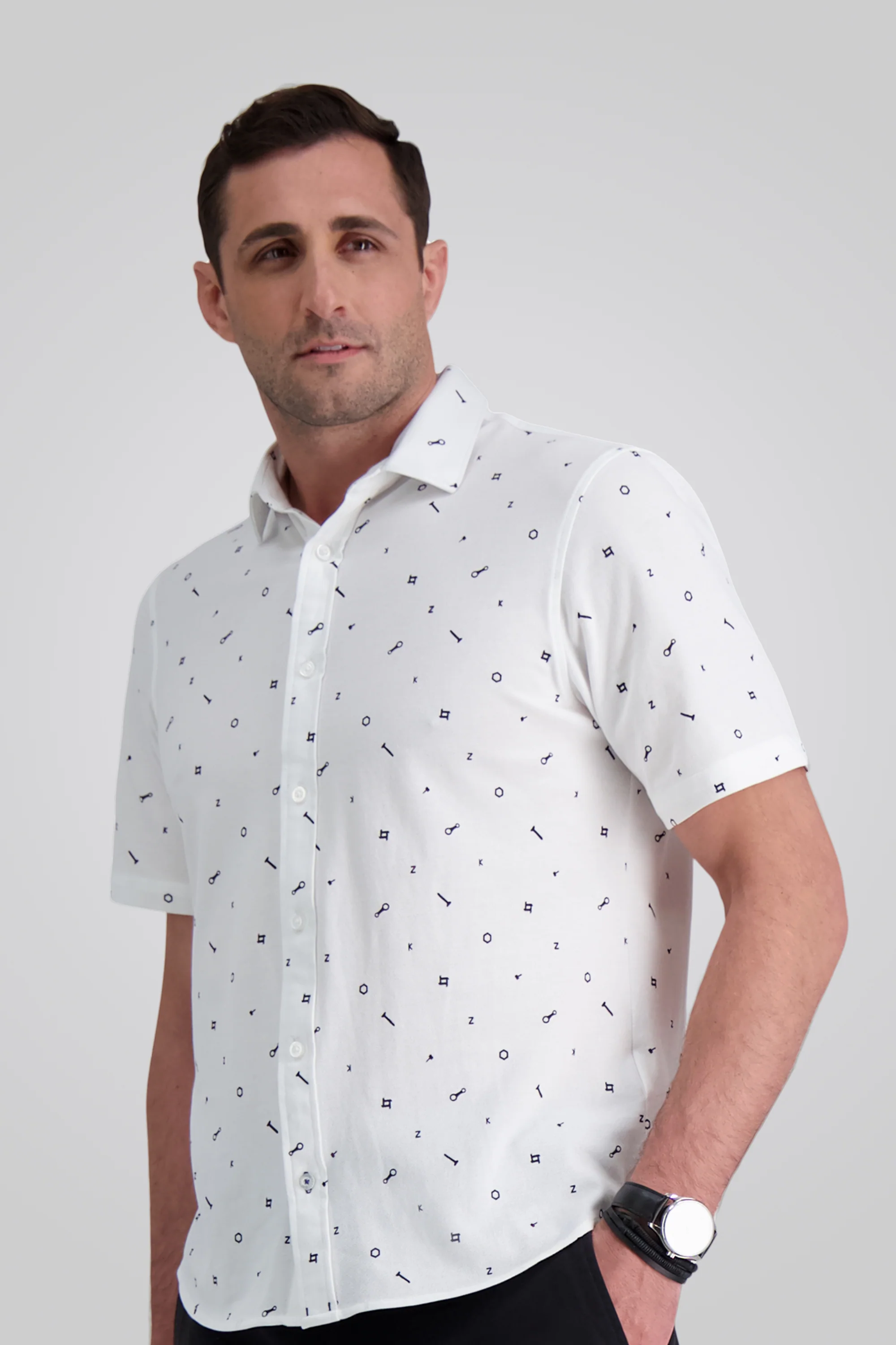 Short Sleeve Pique Shirt - Image 4