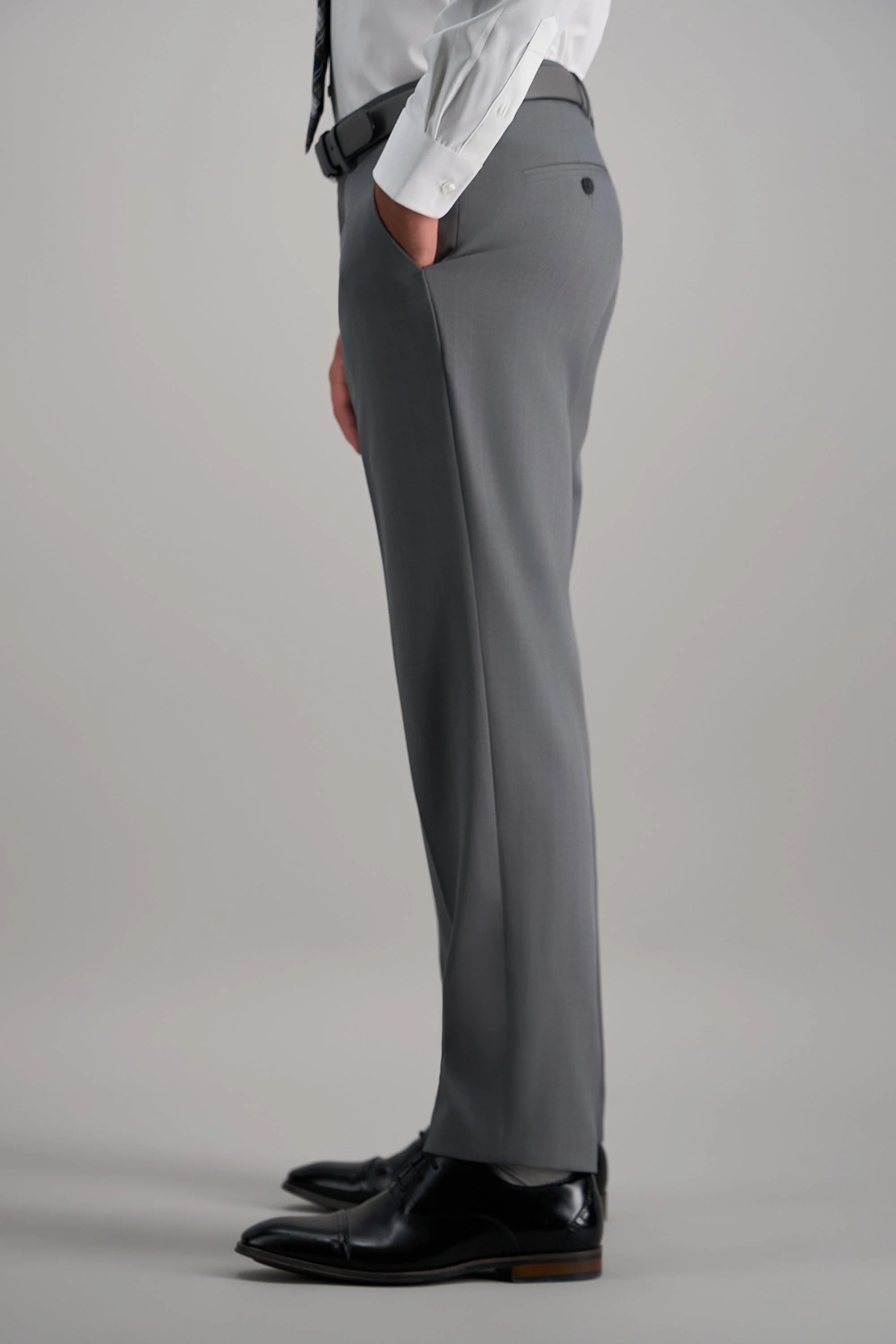 Premium Comfort Dress Pant - Tonal Windowpane - Image 15