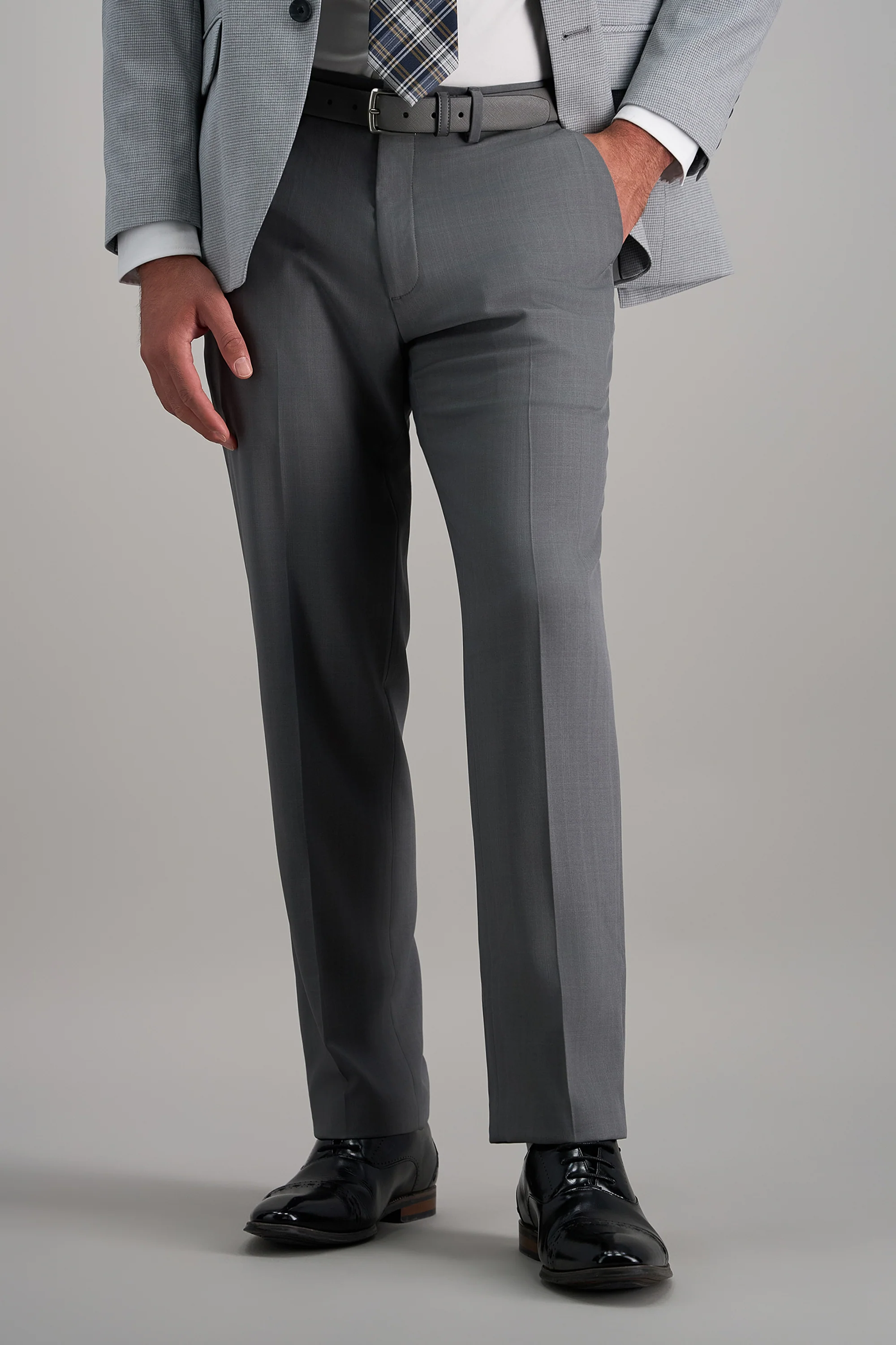 Premium Comfort Dress Pant - Tonal Windowpane - Image 16