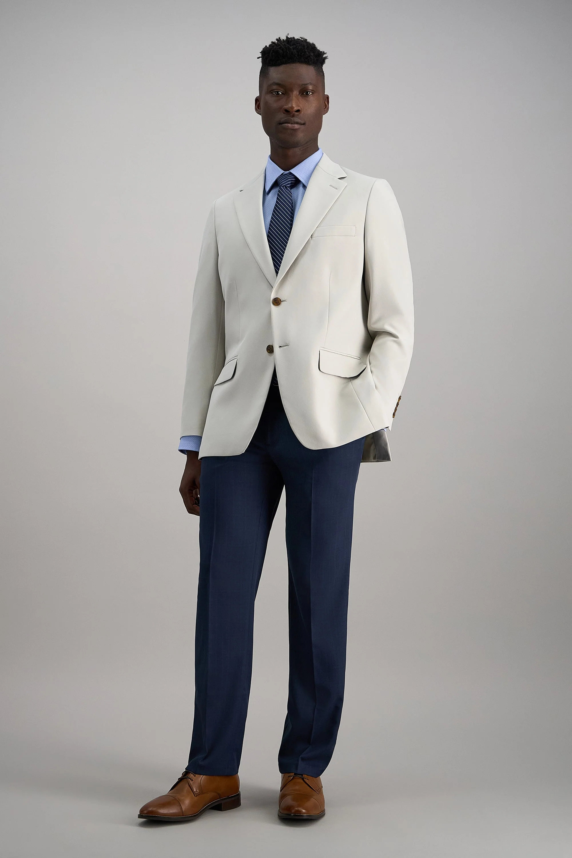 Premium Comfort Dress Pant - Tonal Windowpane - Image 3