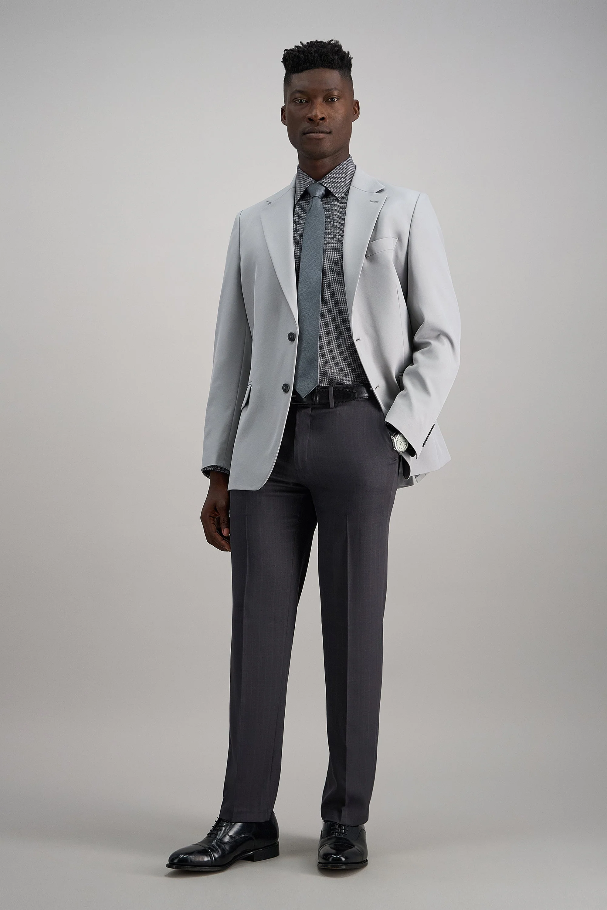 Premium Comfort Dress Pant - Tonal Windowpane - Image 8