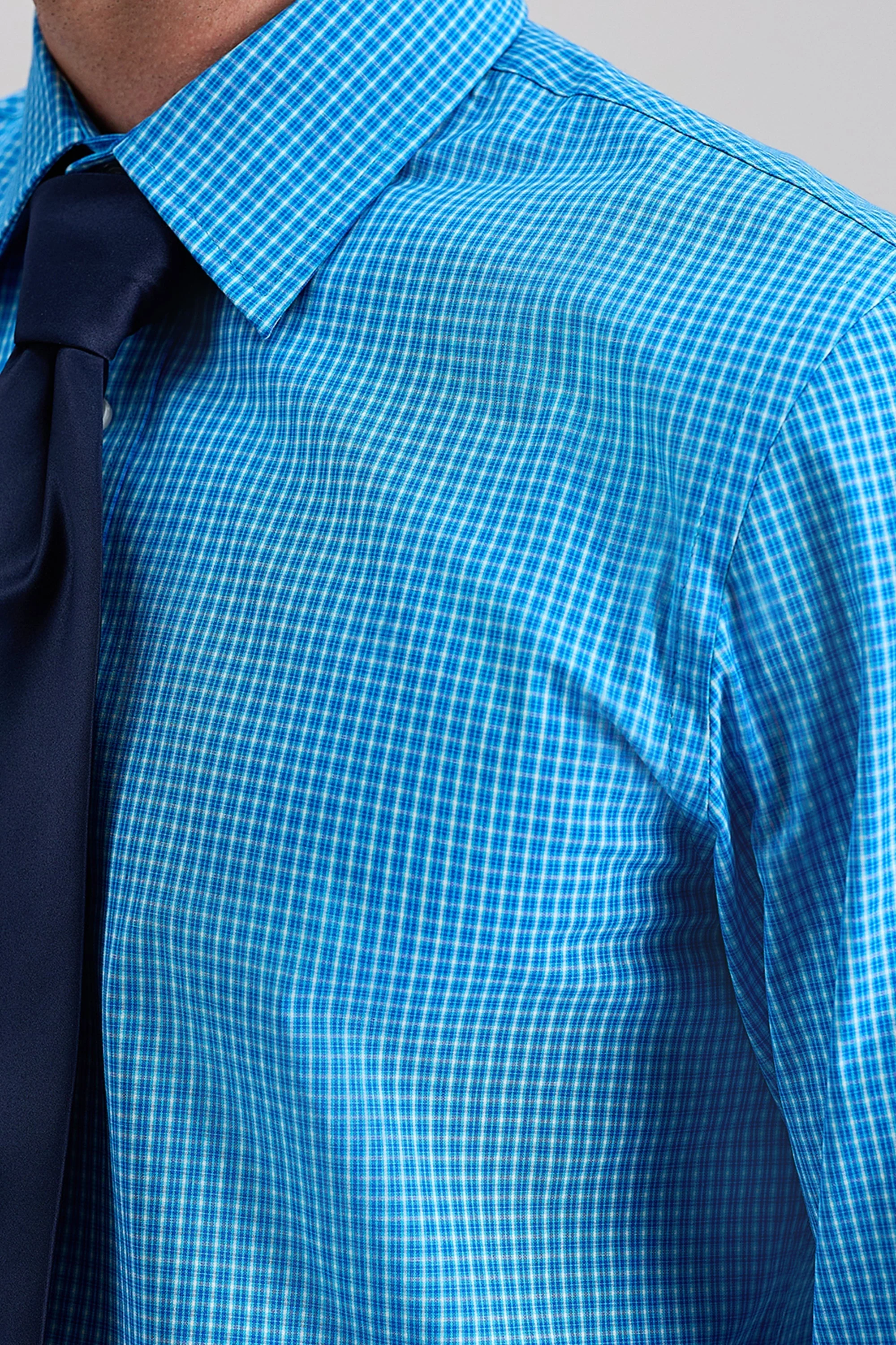 Premium Comfort Dress Shirt - Aqua - Image 5