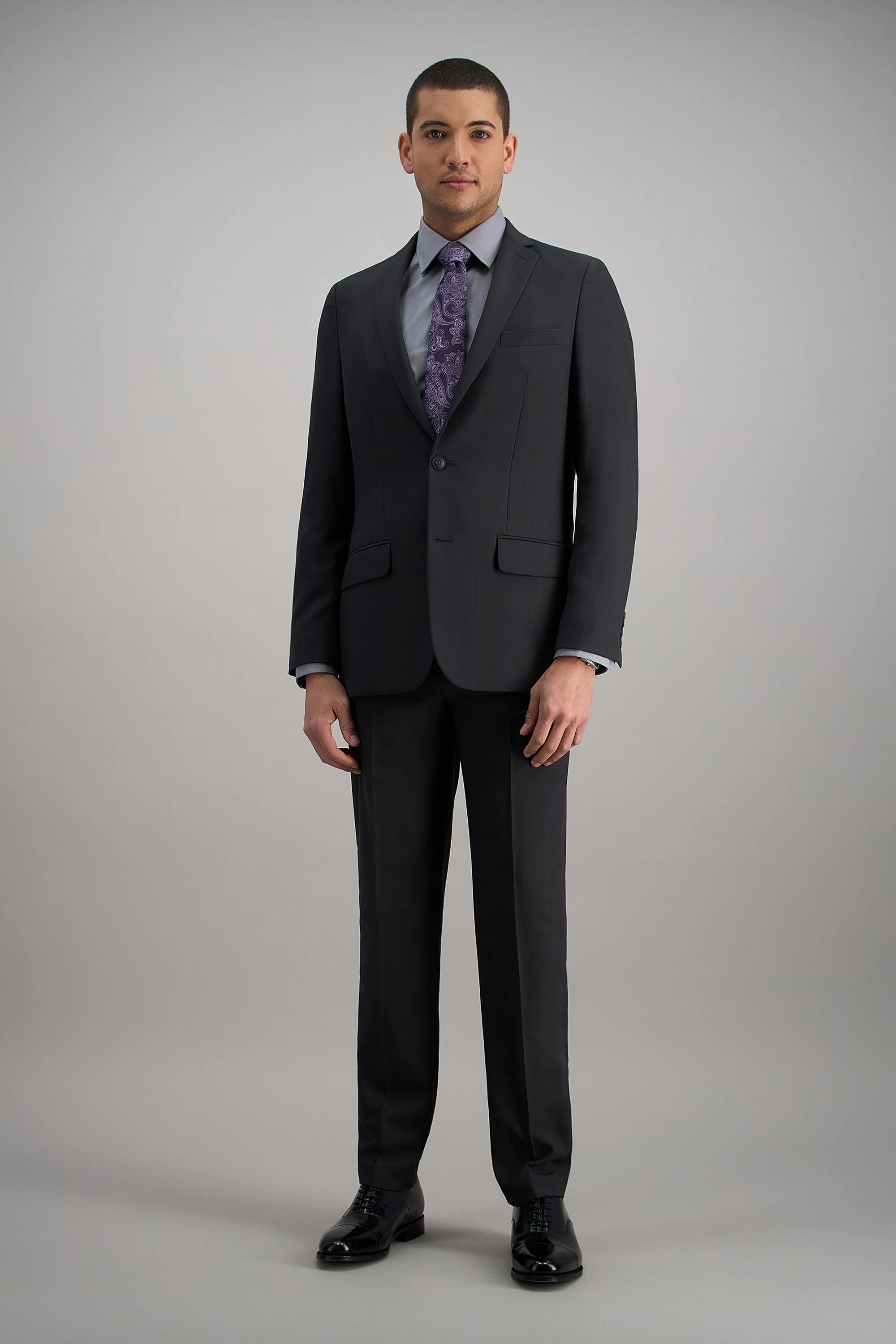 Premium Comfort Dress Shirt - Charcoal - Image 3