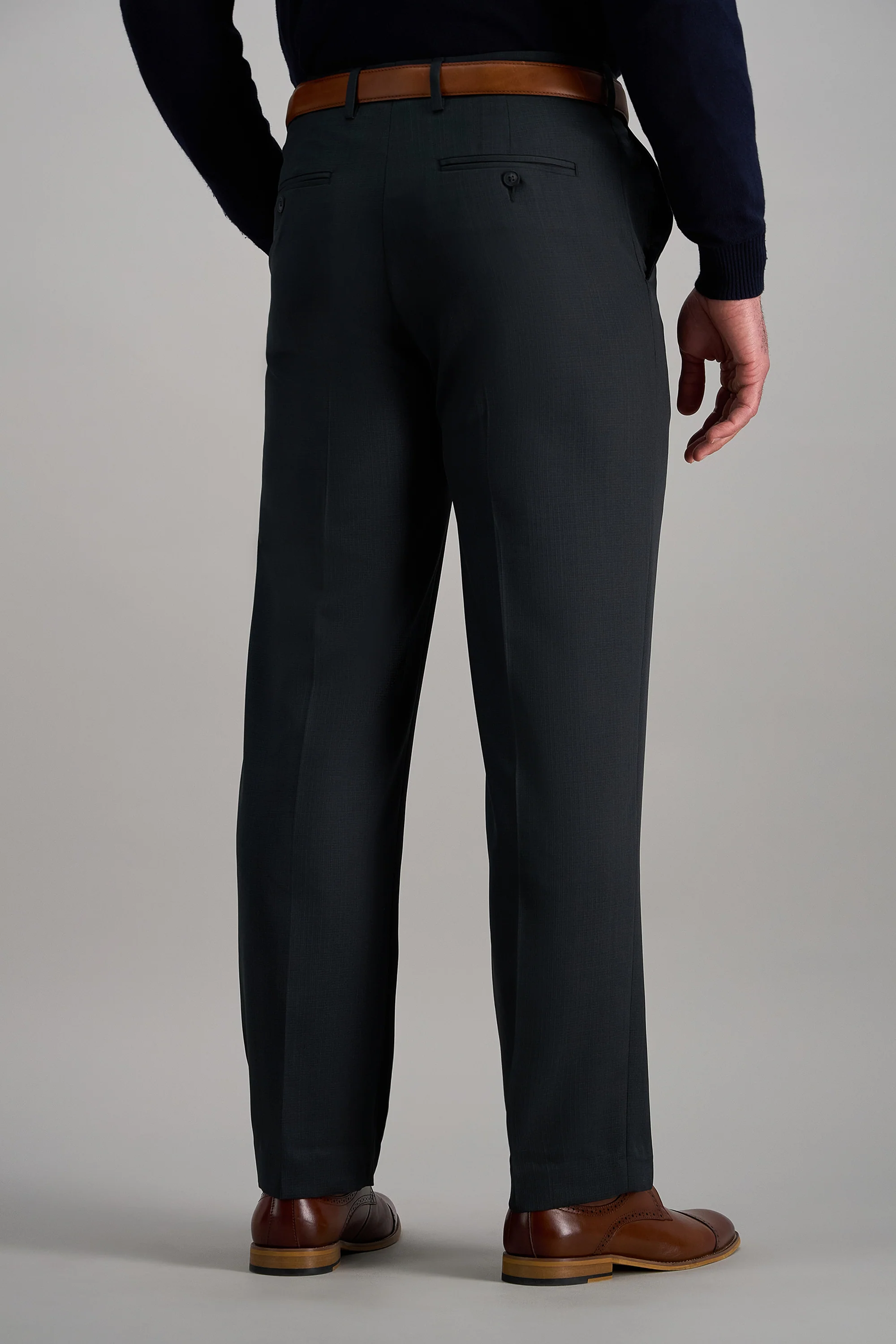 Premium Comfort Tonal Grid Dress Pant - Image 4