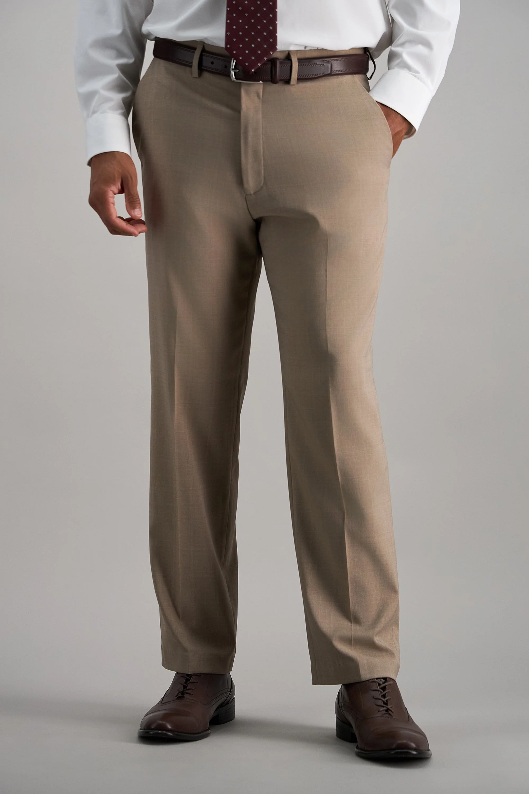 Premium Comfort Tonal Plaid Dress Pant - Image 12