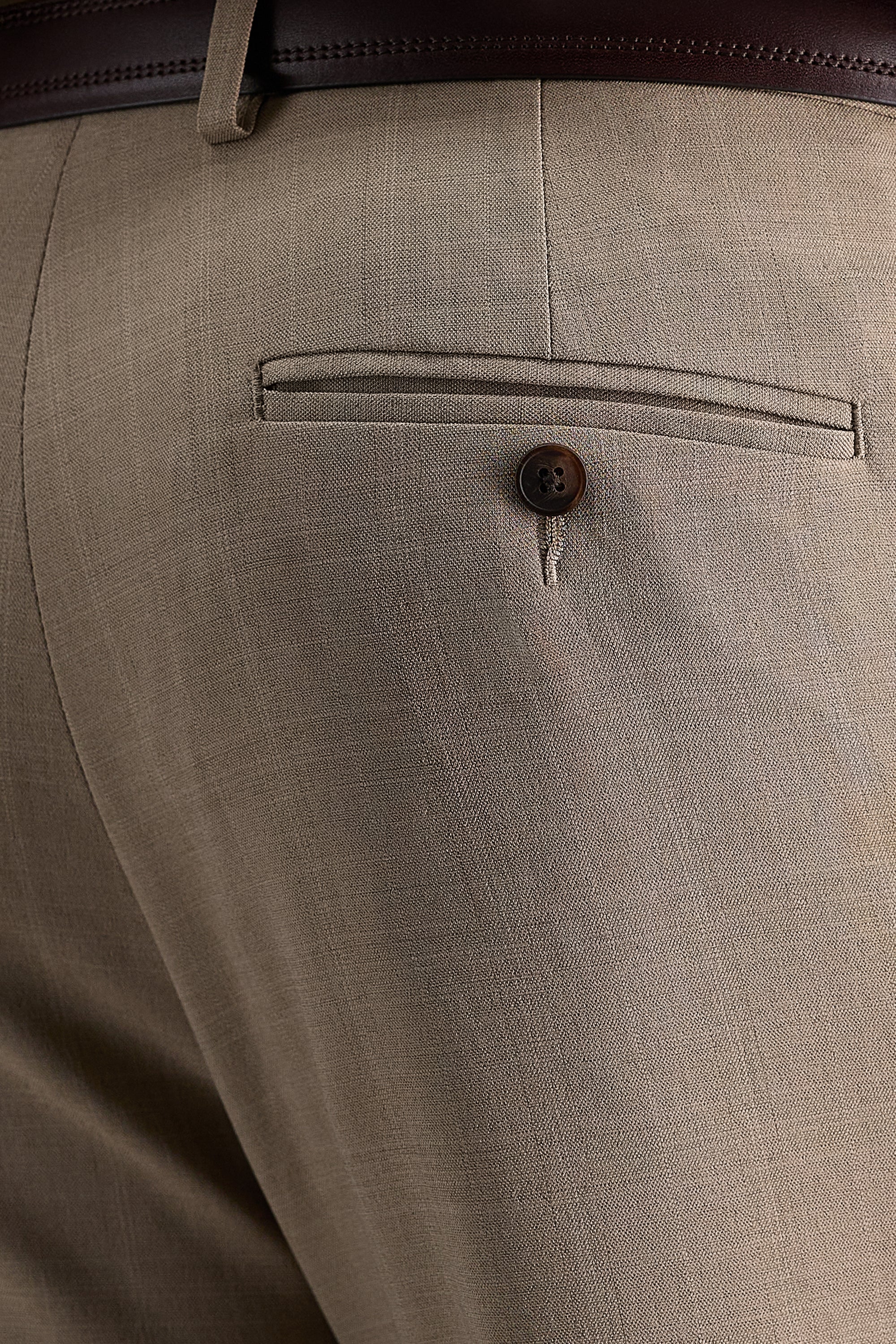 Premium Comfort Tonal Plaid Dress Pant - Image 13