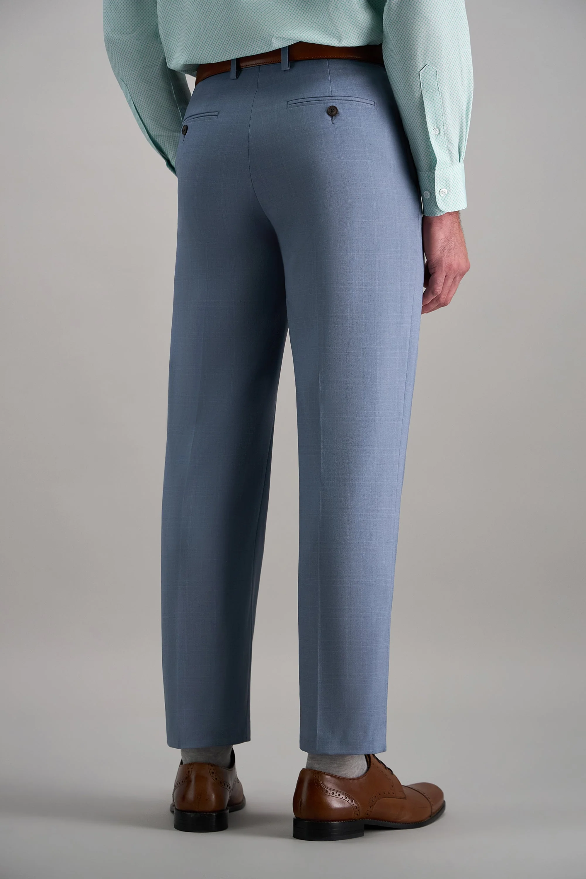 Premium Comfort Tonal Plaid Dress Pant - Image 9