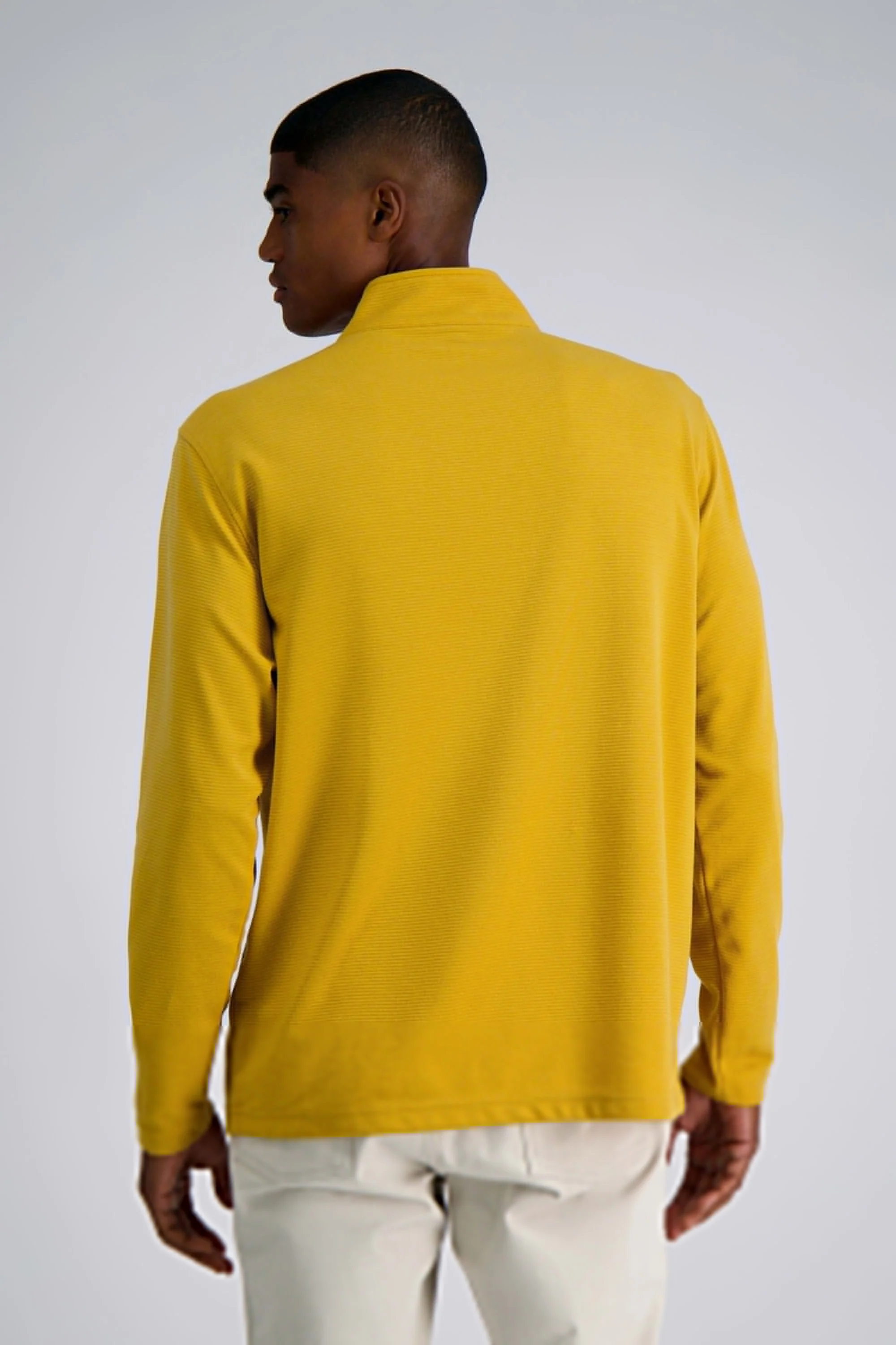 Pro Football Hall of Fame X Haggar – Long Sleeve Ribbed Quarter Zip - Image 25