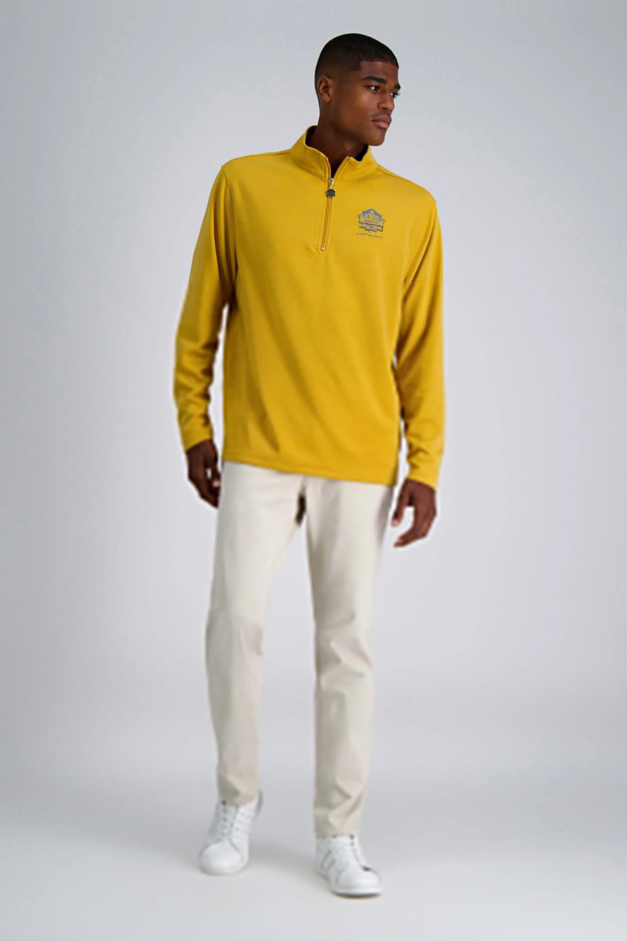 Pro Football Hall of Fame X Haggar – Long Sleeve Ribbed Quarter Zip - Image 27