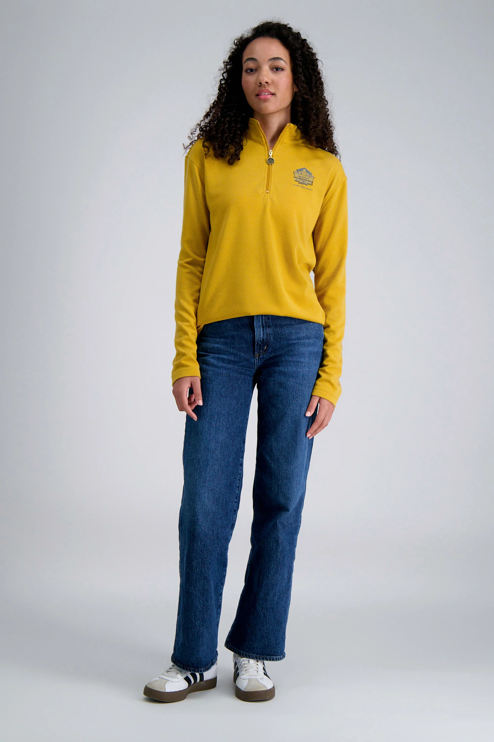 Pro Football Hall of Fame X Haggar – Long Sleeve Ribbed Quarter Zip - Image 28