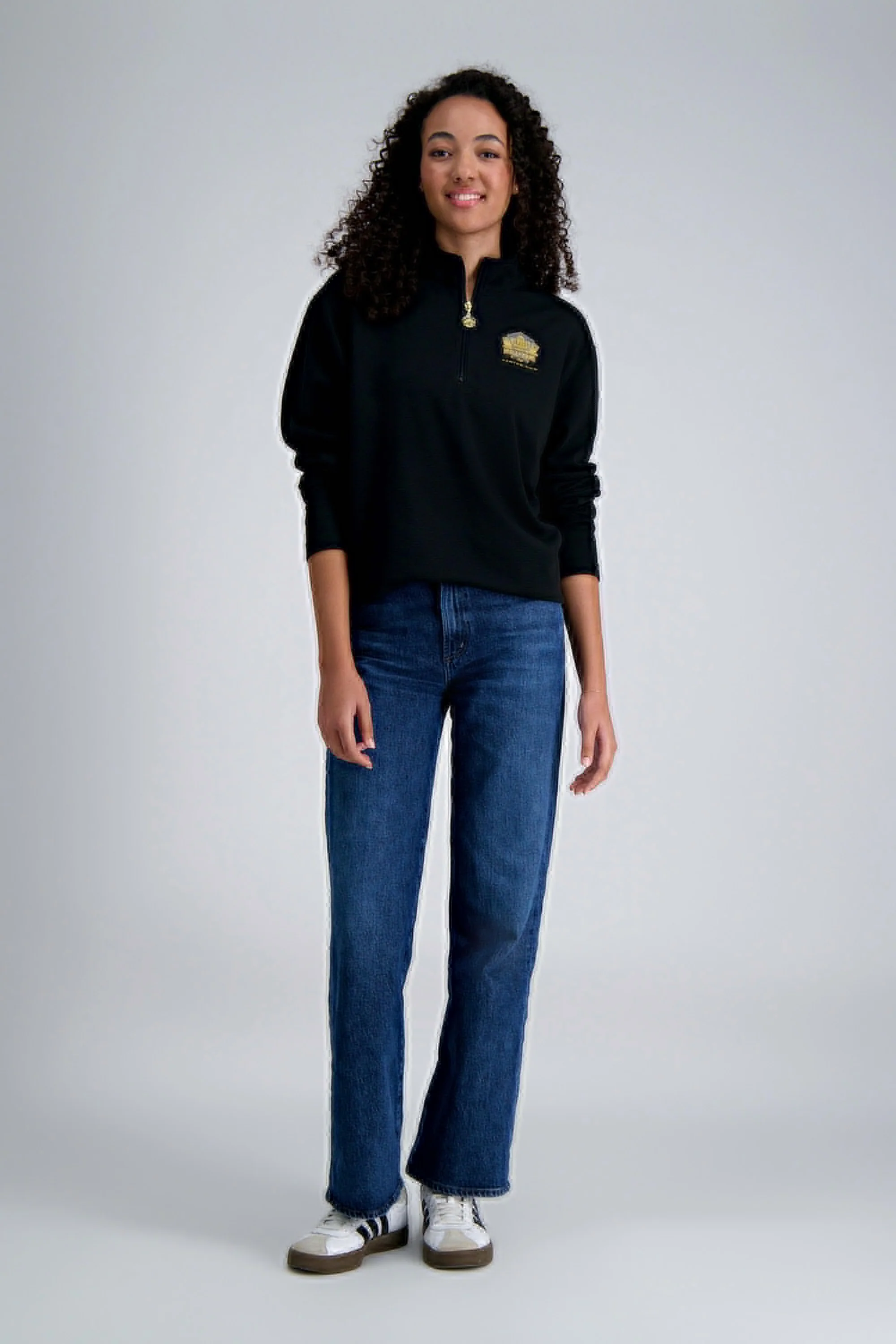 Pro Football Hall of Fame X Haggar – Long Sleeve Ribbed Quarter Zip - Image 6