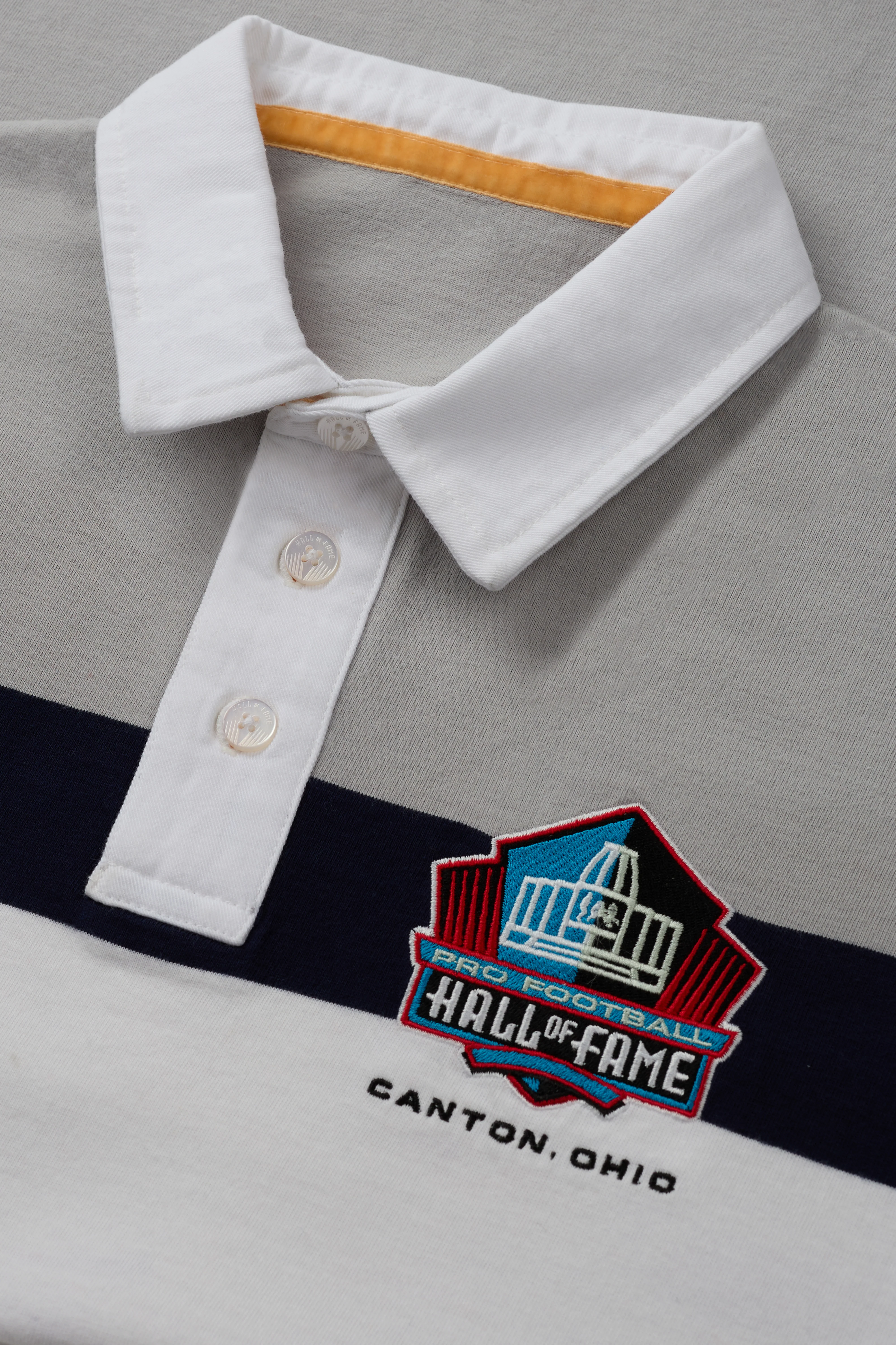 Pro Football Hall of Fame X Haggar - Vintage Wash Rugby Polo - Image 10