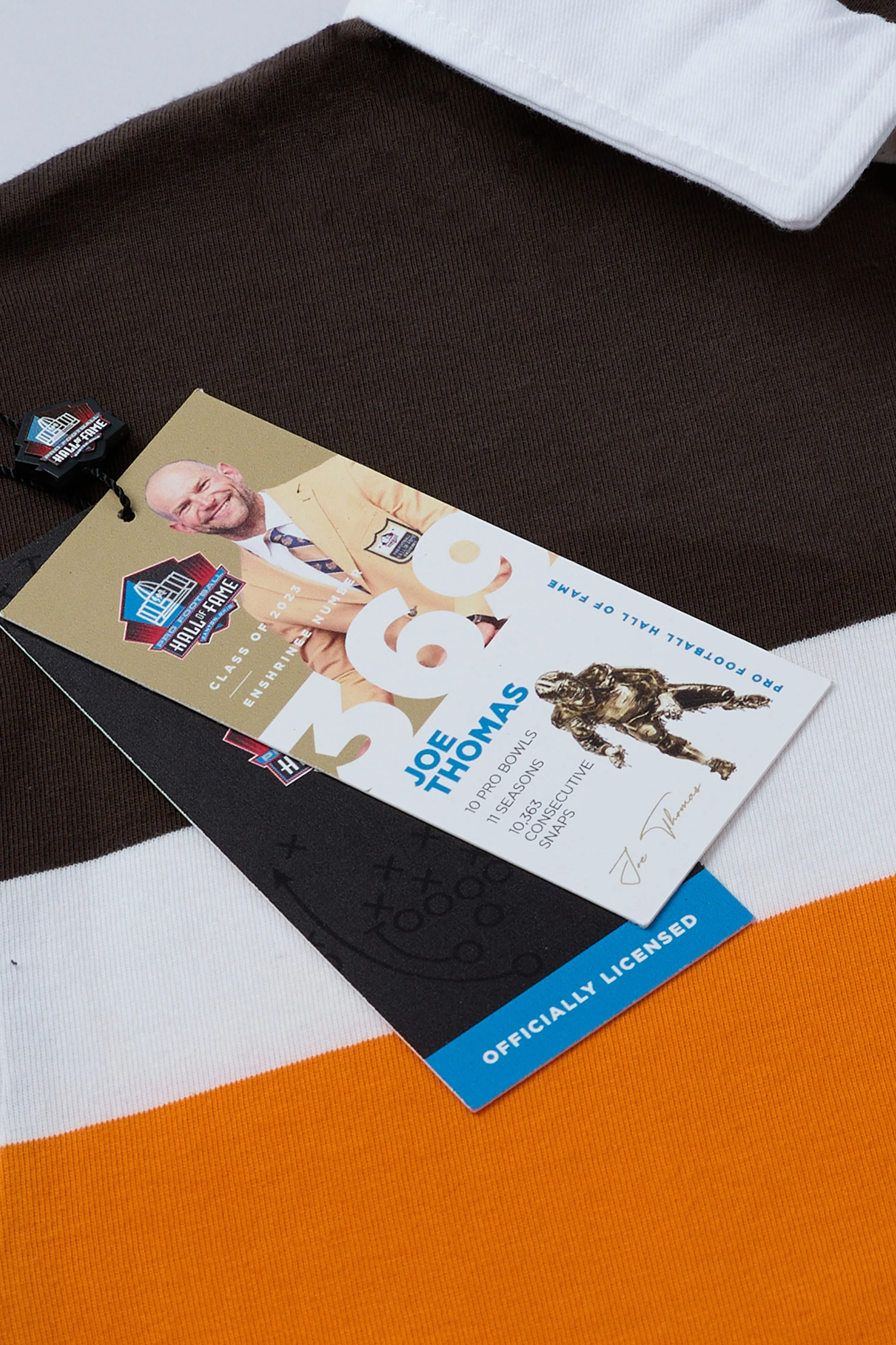 Pro Football Hall of Fame X Haggar - Vintage Wash Rugby Polo - Image 16