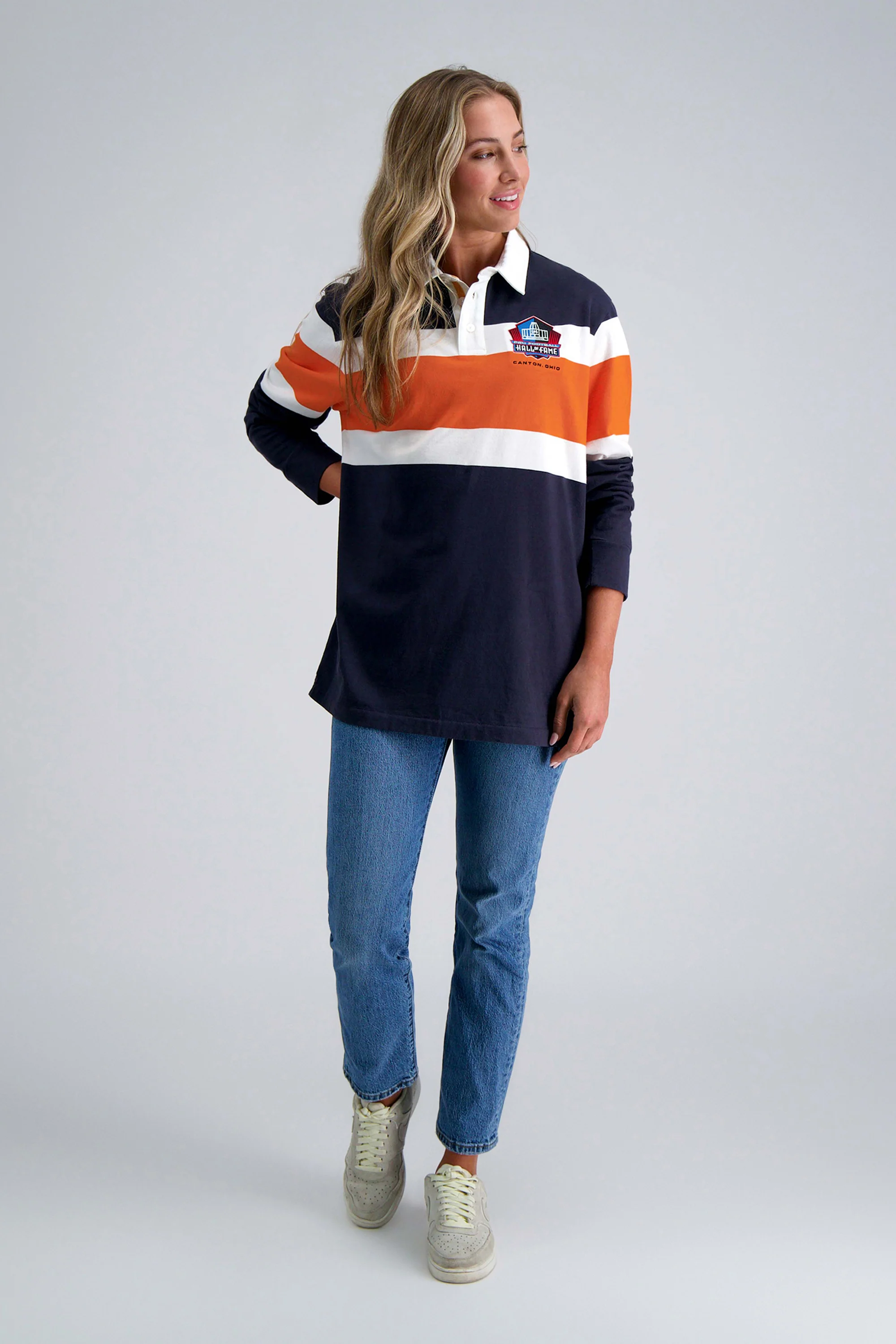 Pro Football Hall of Fame X Haggar - Vintage Wash Rugby Polo - Image 29