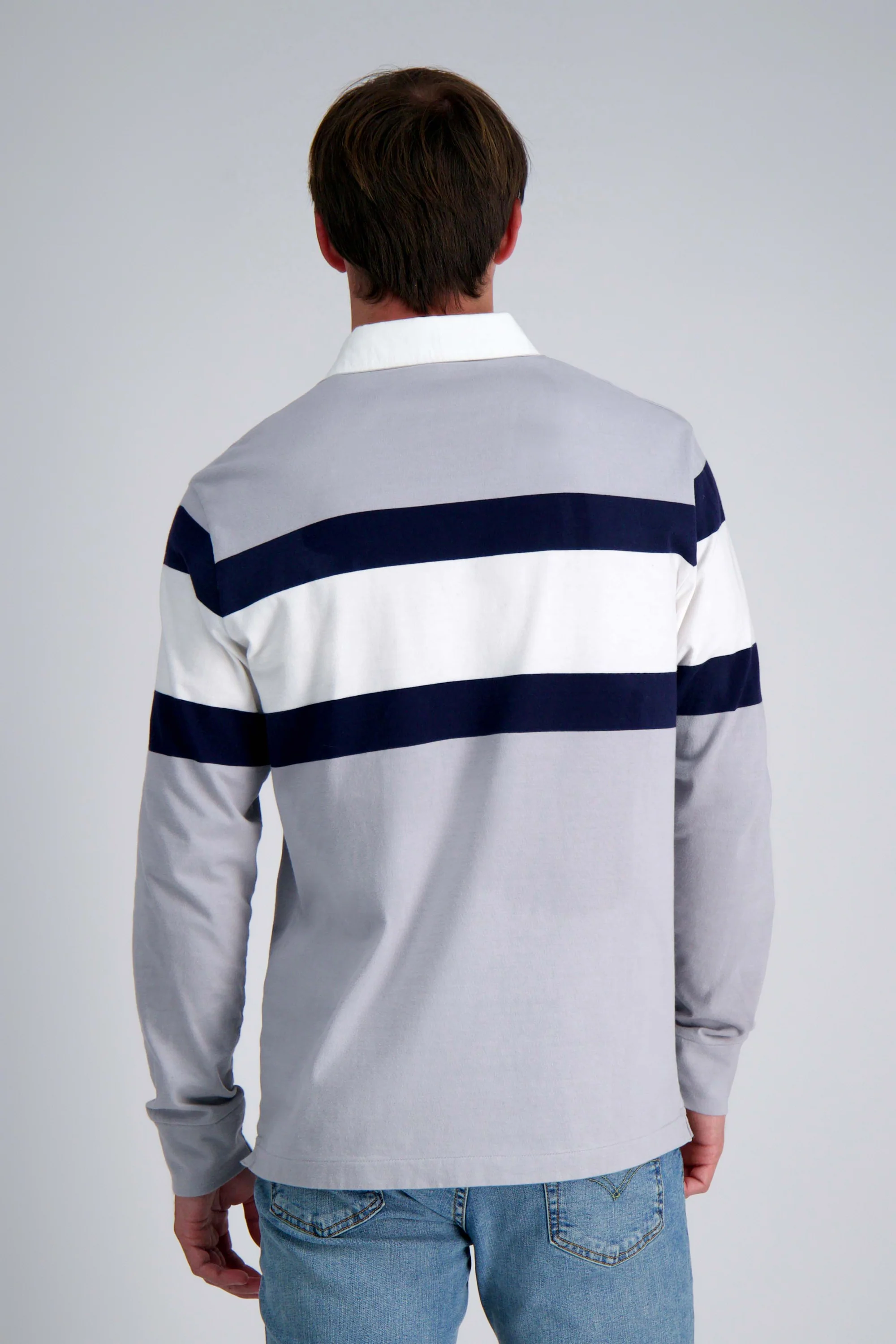 Pro Football Hall of Fame X Haggar - Vintage Wash Rugby Polo - Image 3