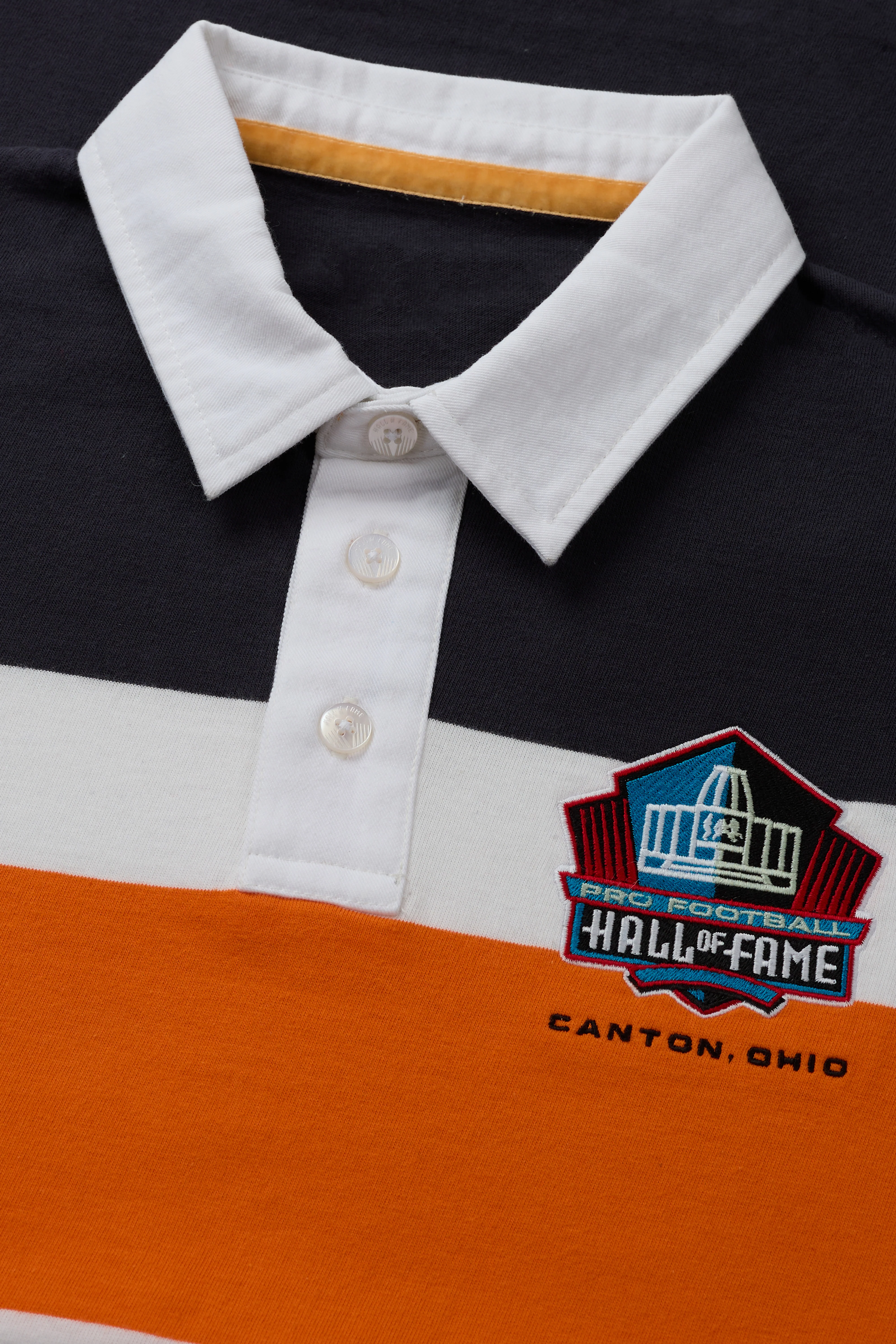 Pro Football Hall of Fame X Haggar - Vintage Wash Rugby Polo - Image 32