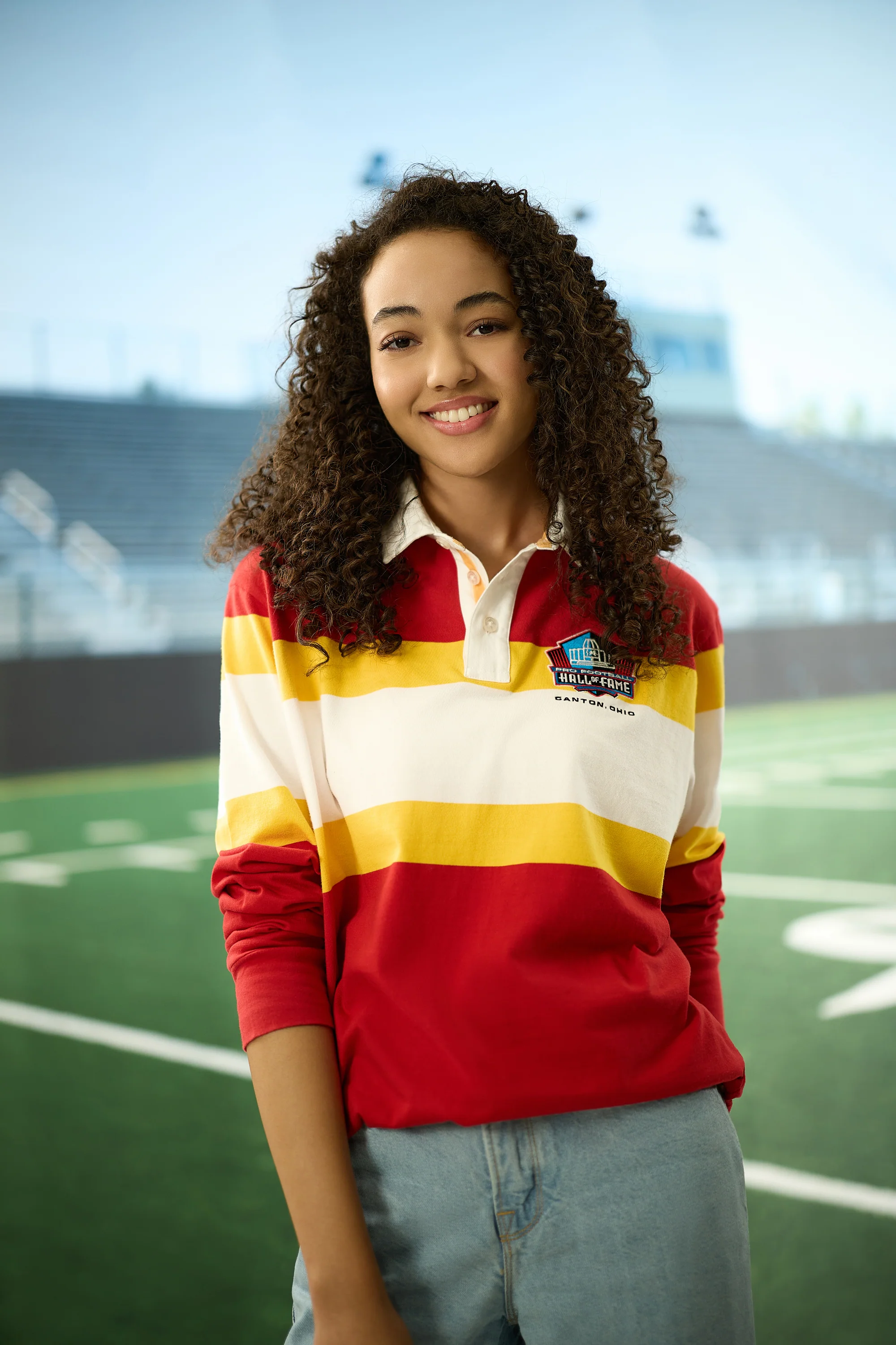 Pro Football Hall of Fame X Haggar - Vintage Wash Rugby Polo - Image 42