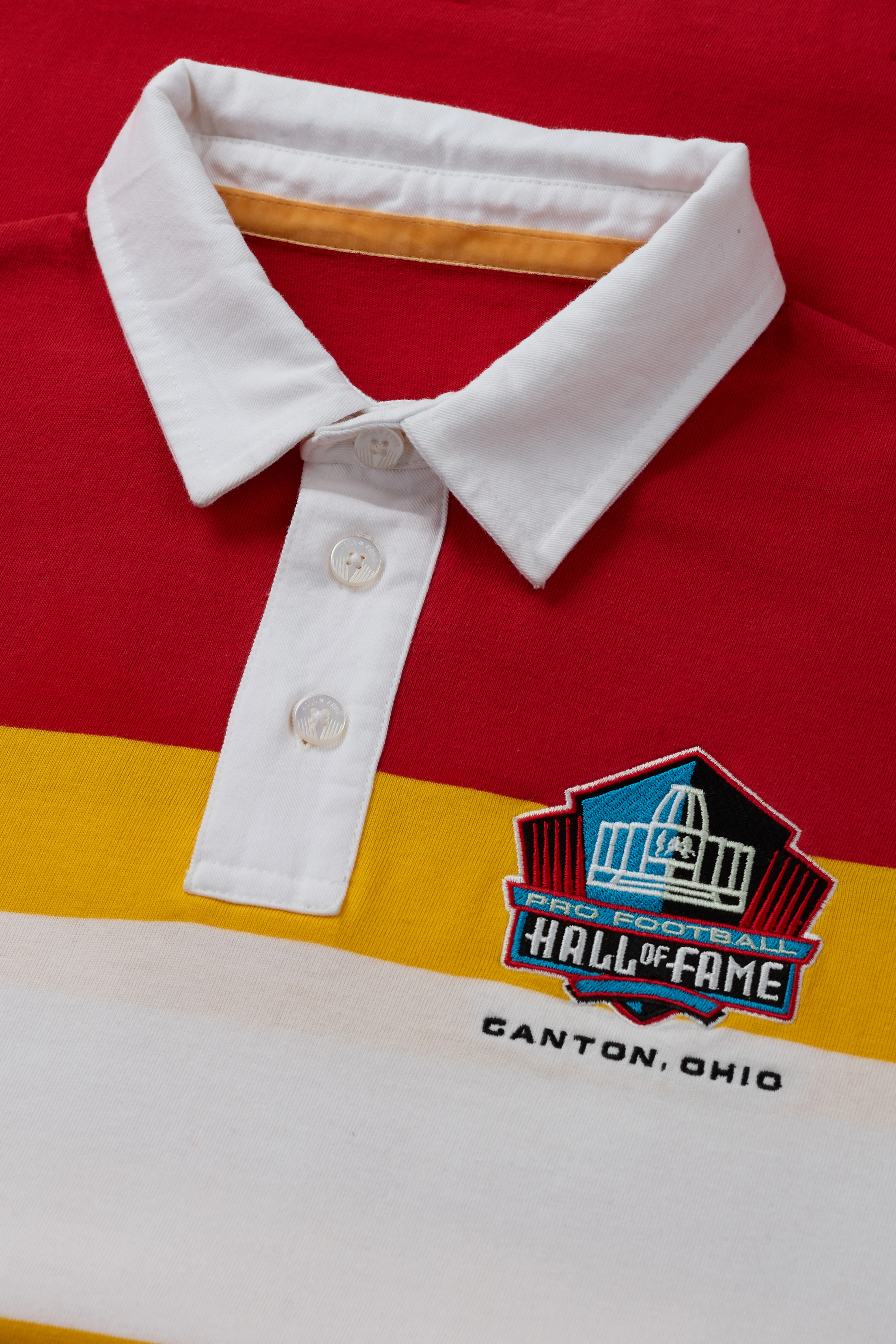 Pro Football Hall of Fame X Haggar - Vintage Wash Rugby Polo - Image 43