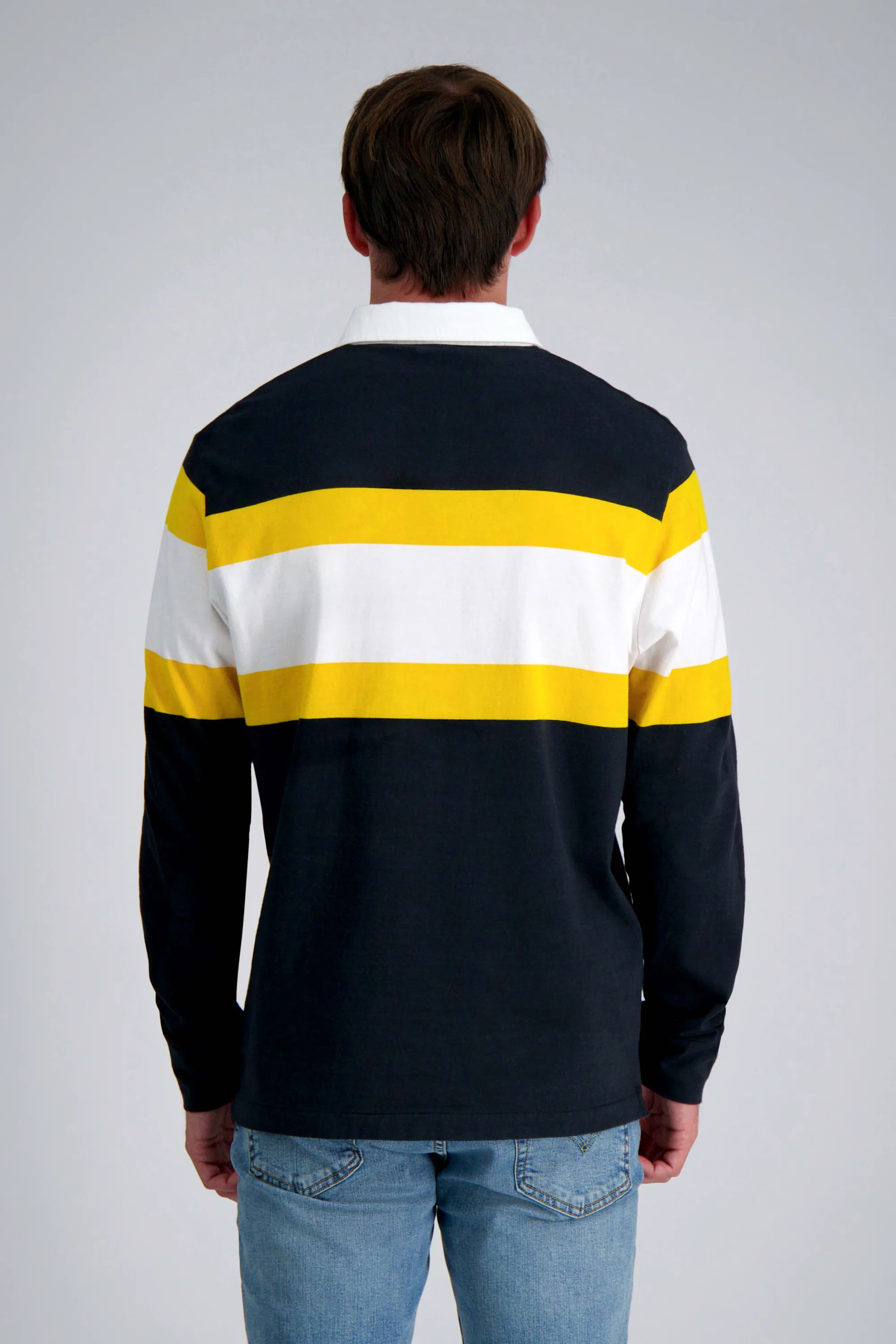 Pro Football Hall of Fame X Haggar - Vintage Wash Rugby Polo - Image 46