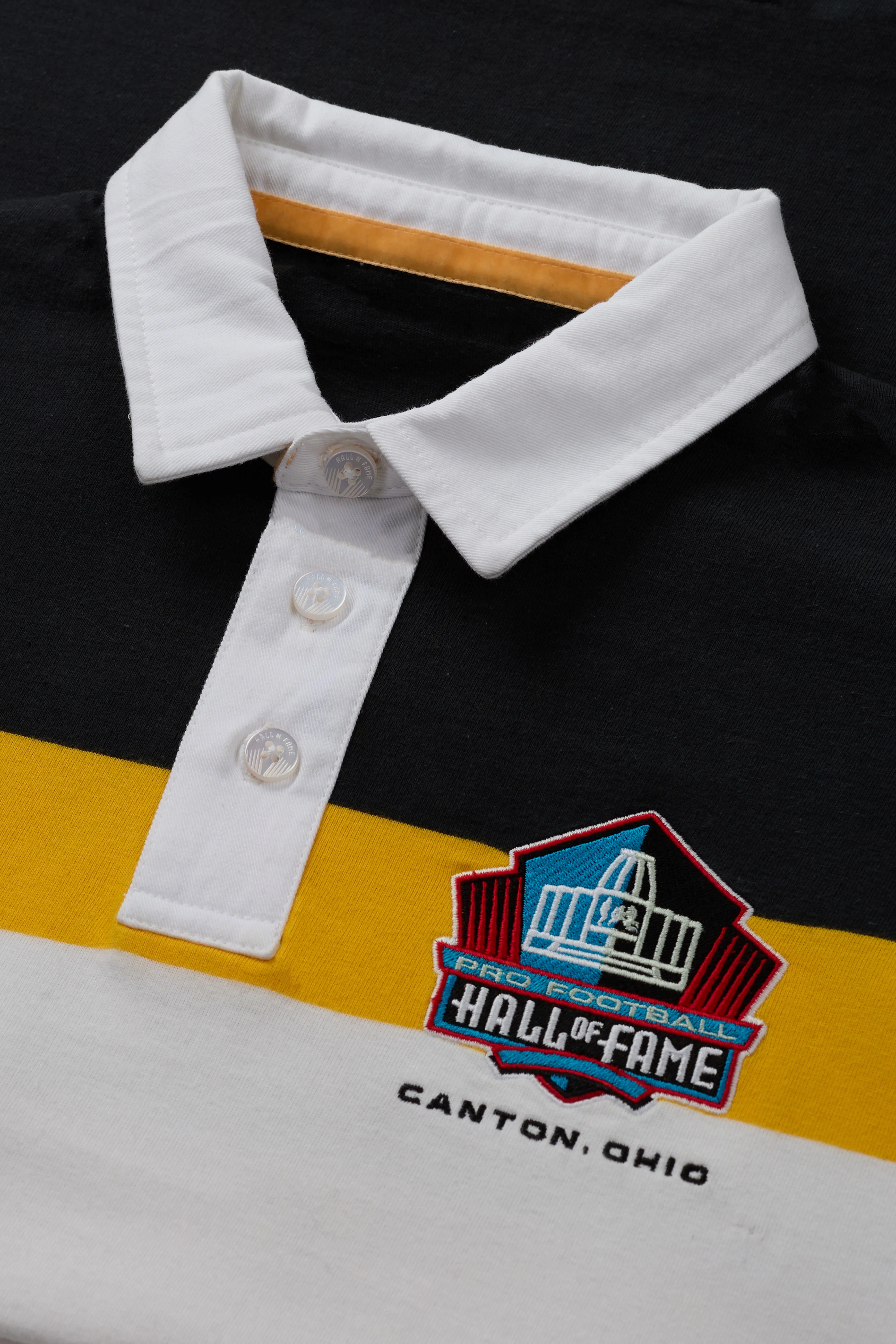 Pro Football Hall of Fame X Haggar - Vintage Wash Rugby Polo - Image 52