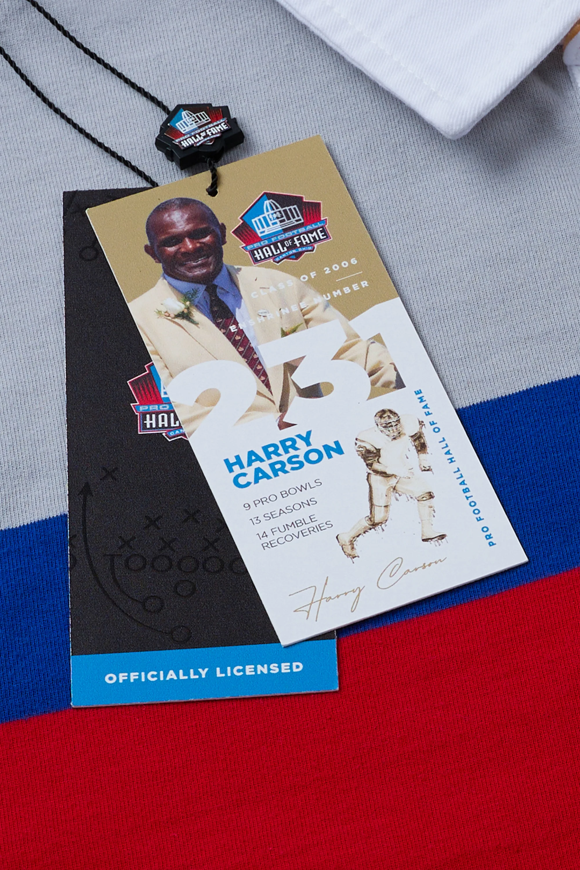 Pro Football Hall of Fame X Haggar - Vintage Wash Rugby Polo - Image 58