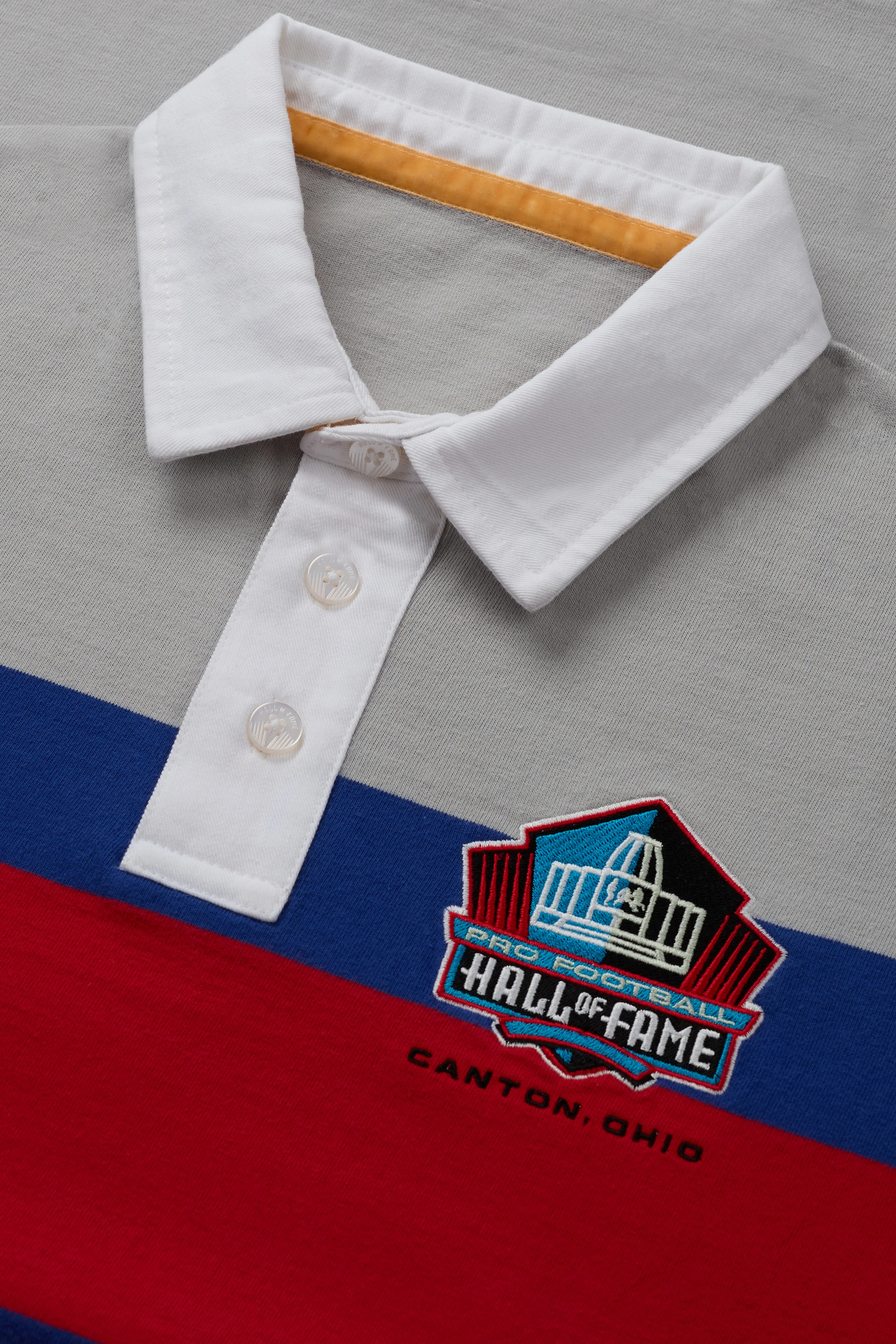 Pro Football Hall of Fame X Haggar - Vintage Wash Rugby Polo - Image 64