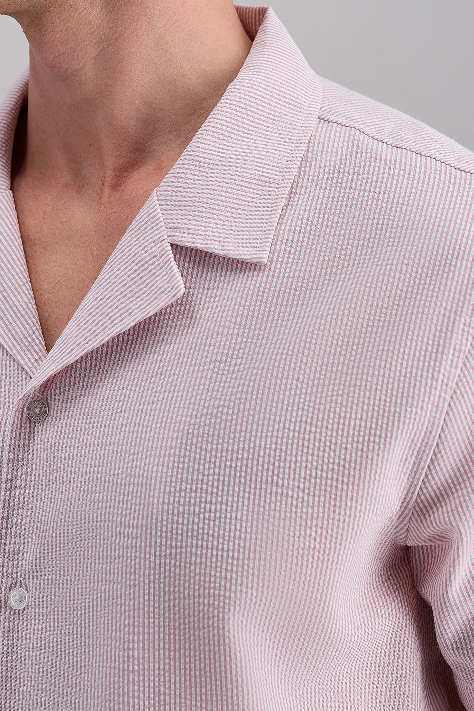 Short Sleeve Seersucker Camp Shirt - Image 6