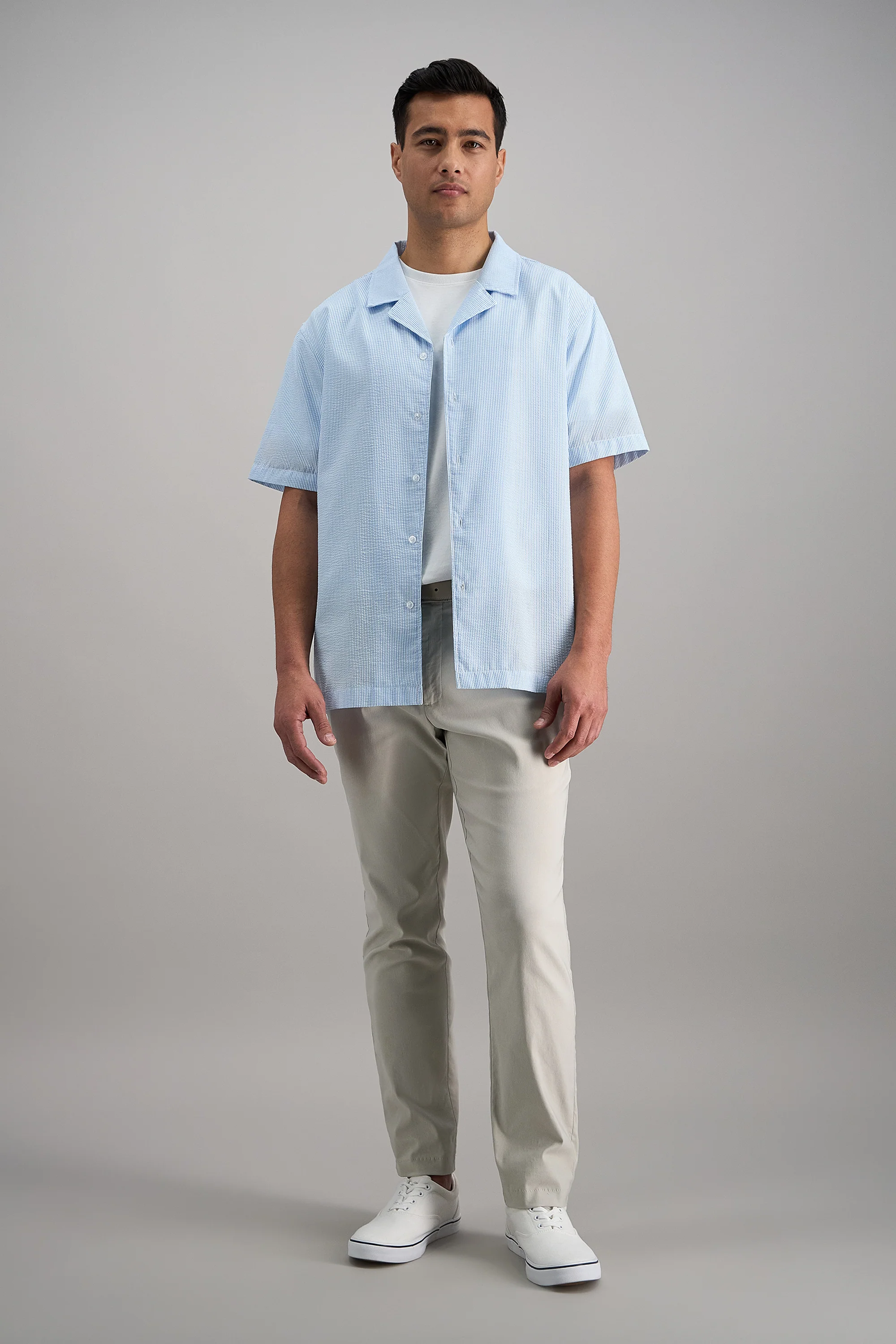 Short Sleeve Seersucker Camp Shirt - Image 3
